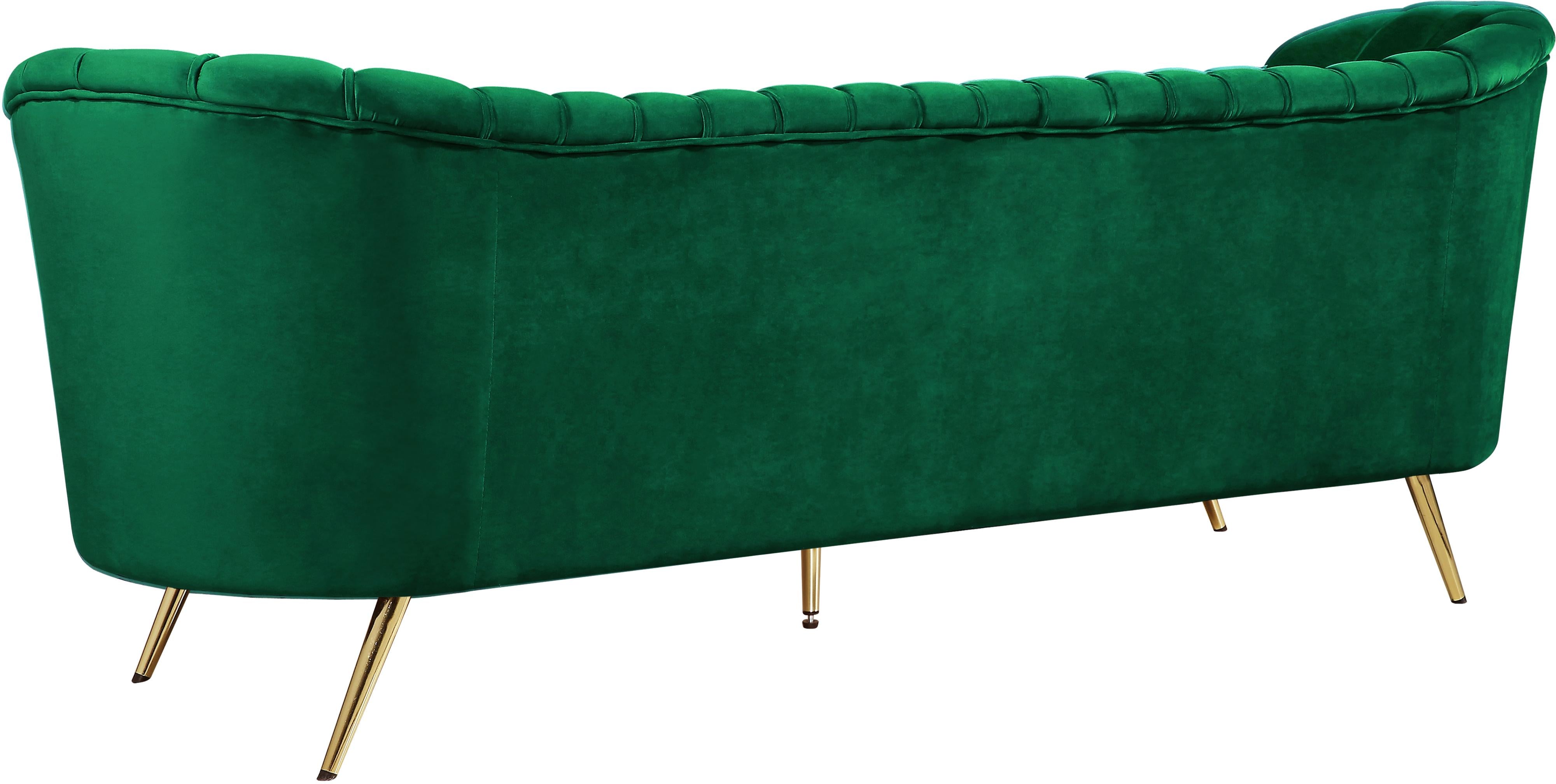 Margo Green Velvet Sofa - Luxury Home Furniture (MI)