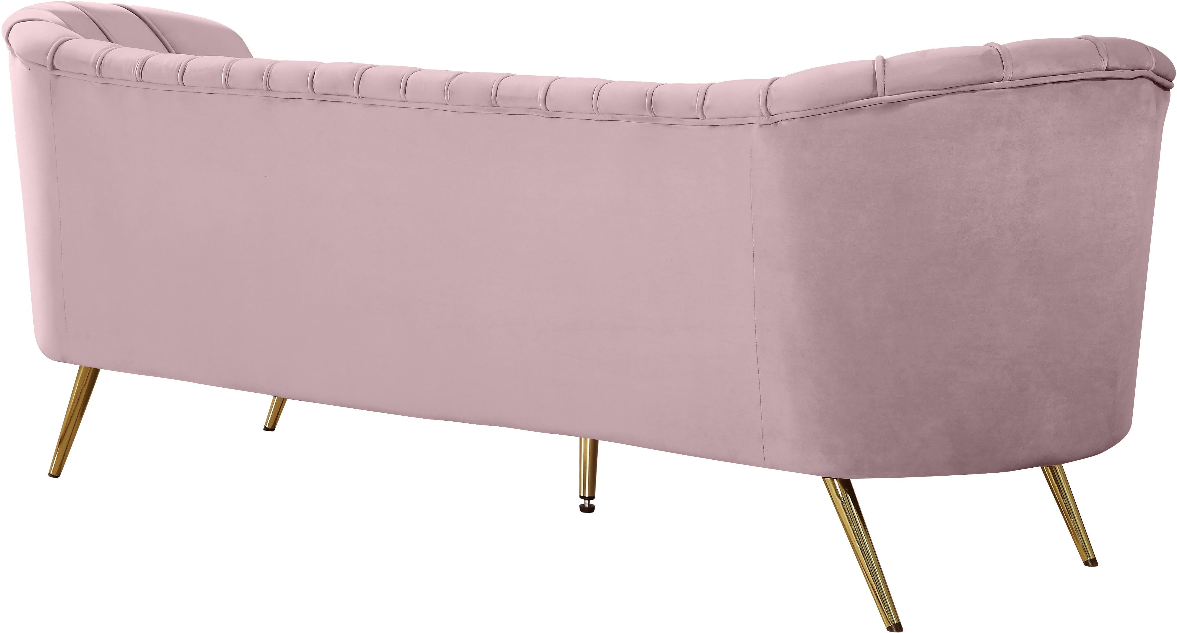 Margo Pink Velvet Sofa - Luxury Home Furniture (MI)