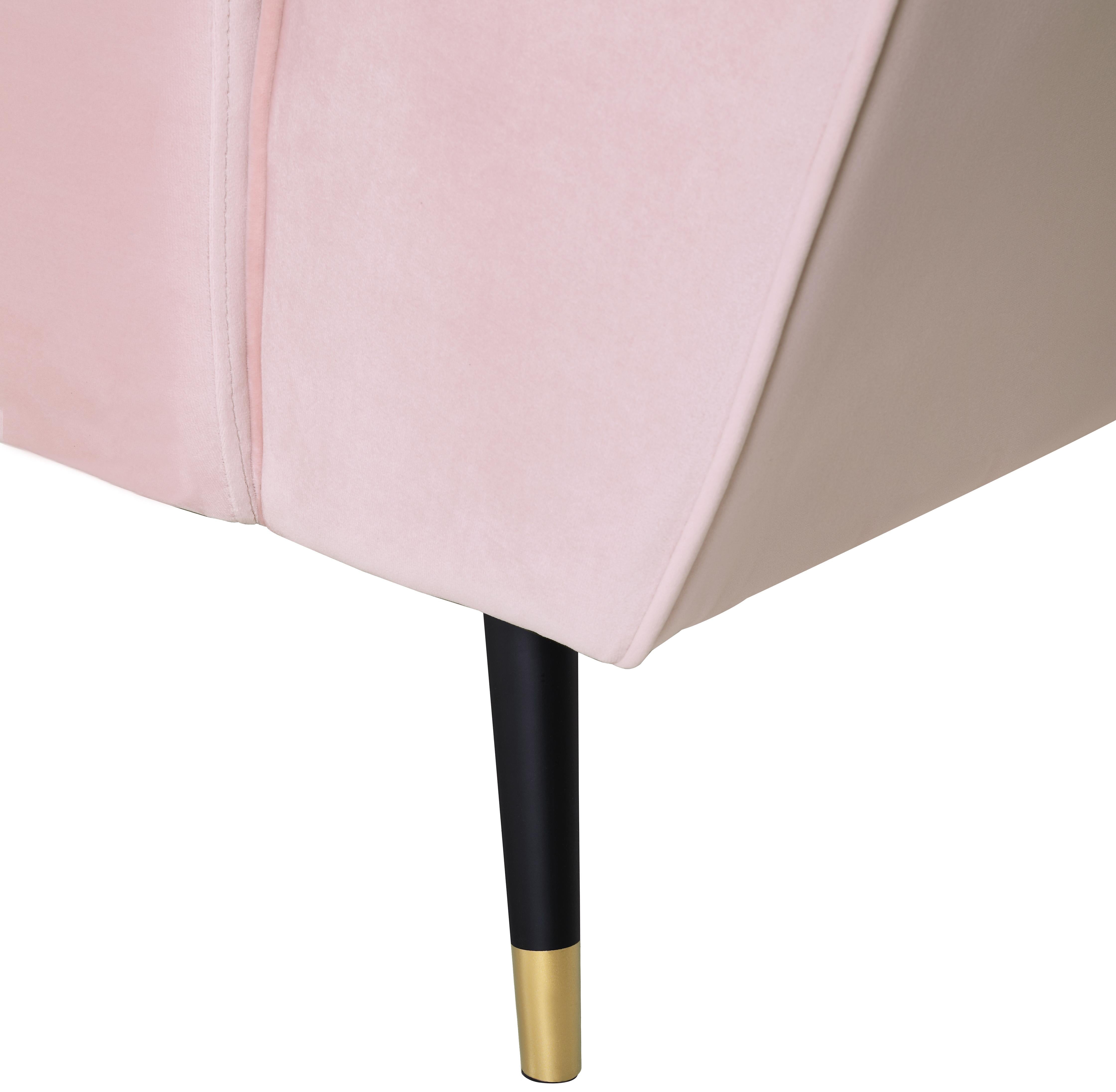 Beaumont Pink Velvet Sofa - Luxury Home Furniture (MI)