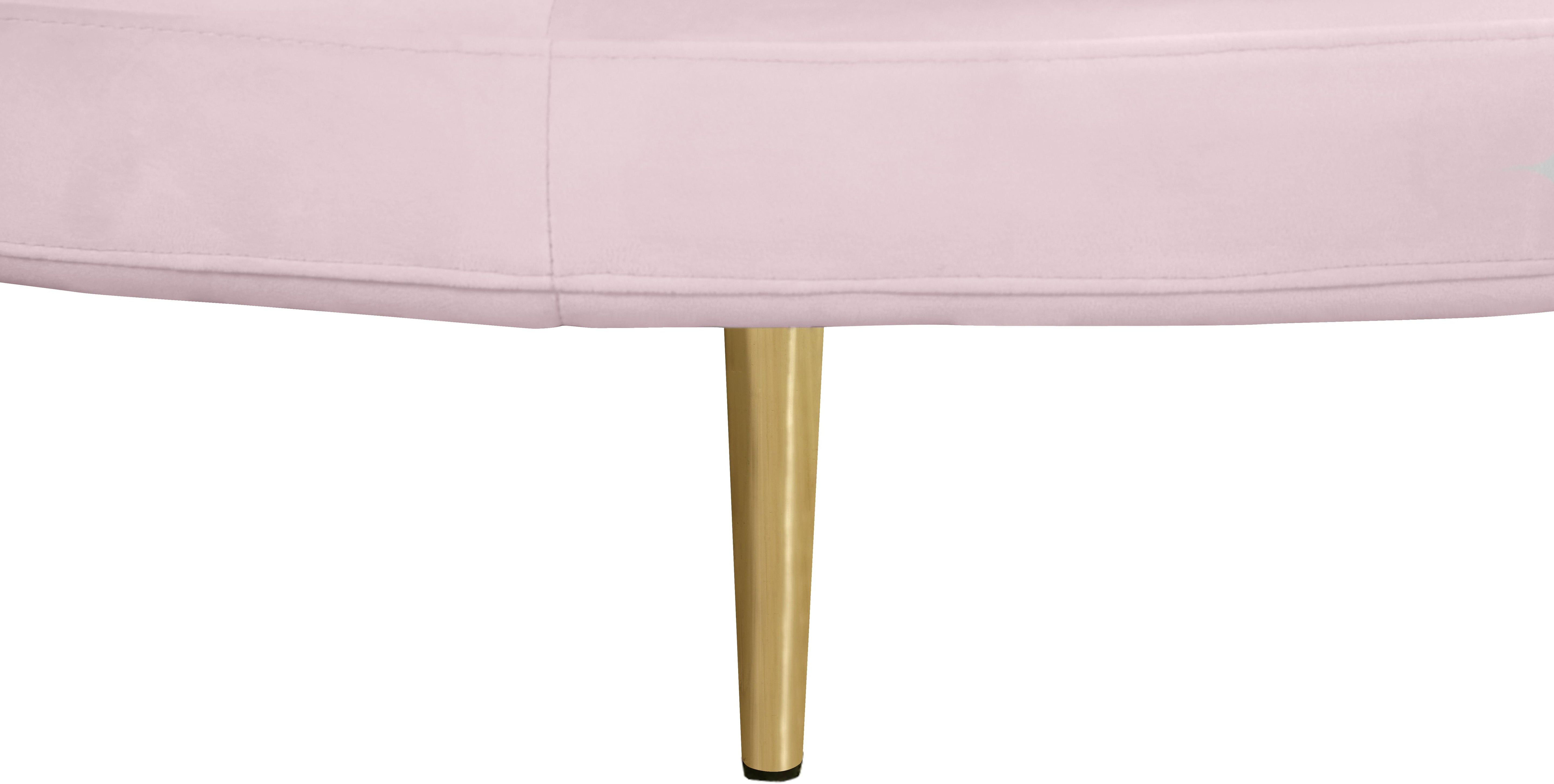 Circlet PInk Velvet Round Sofa Settee - Luxury Home Furniture (MI)