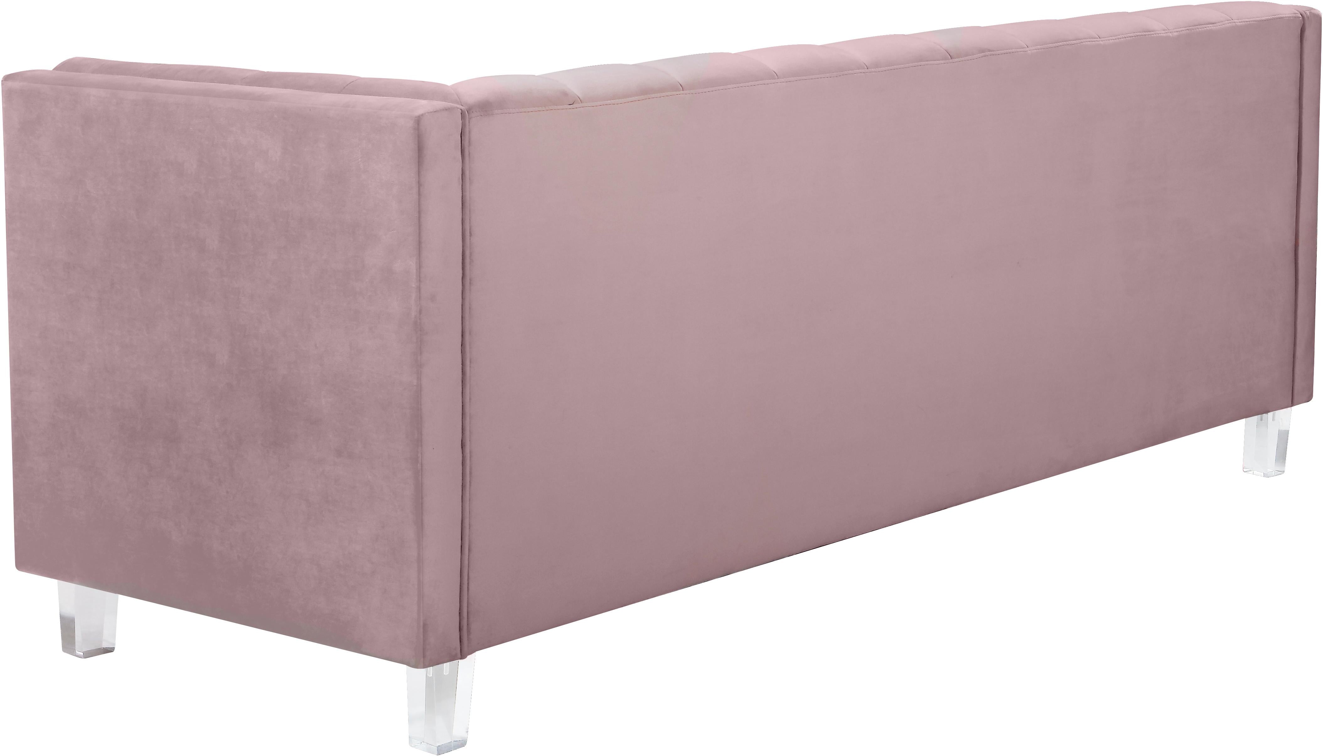 Mariel Pink Velvet Sofa - Luxury Home Furniture (MI)