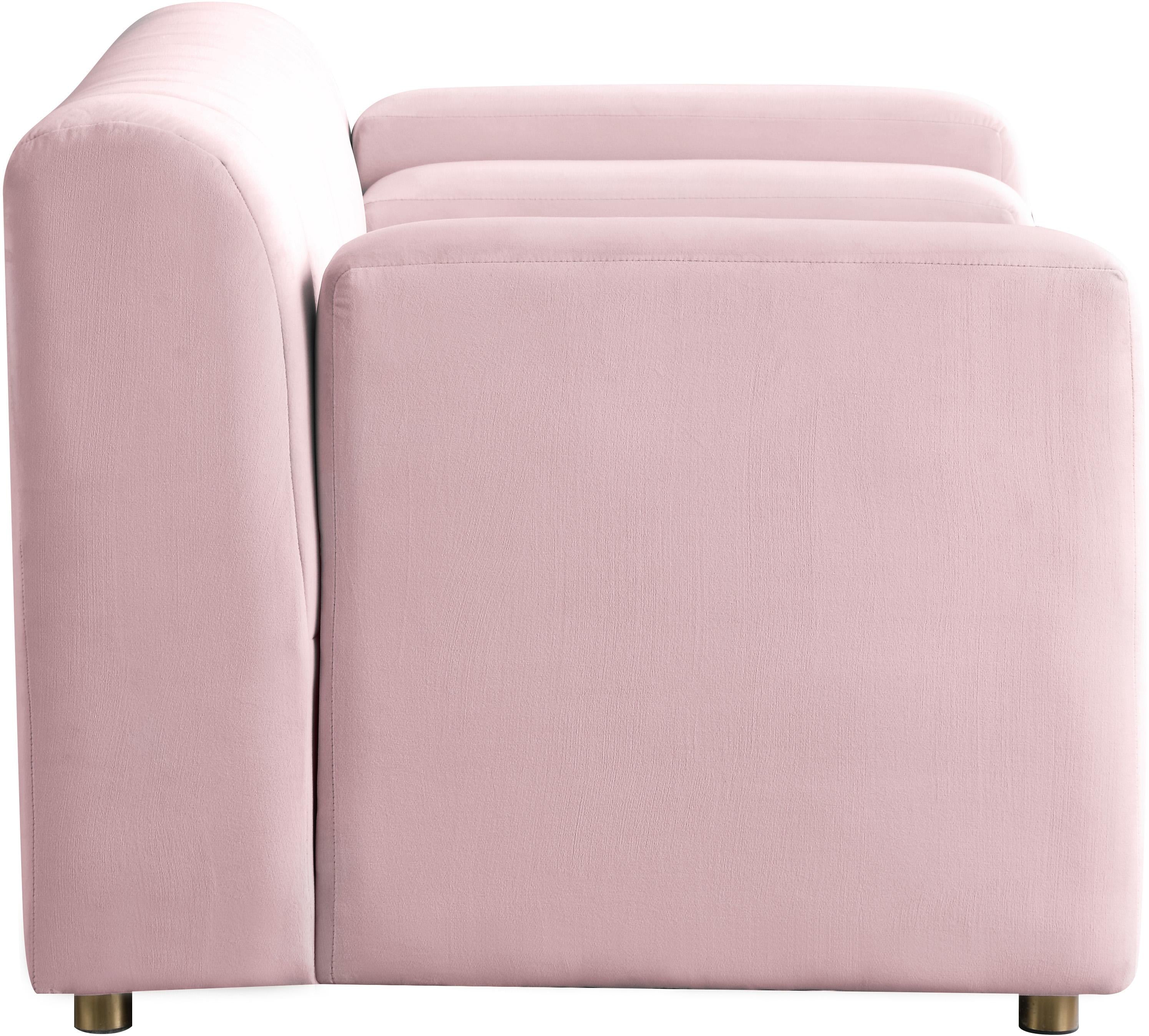 Naya Pink Velvet Chair