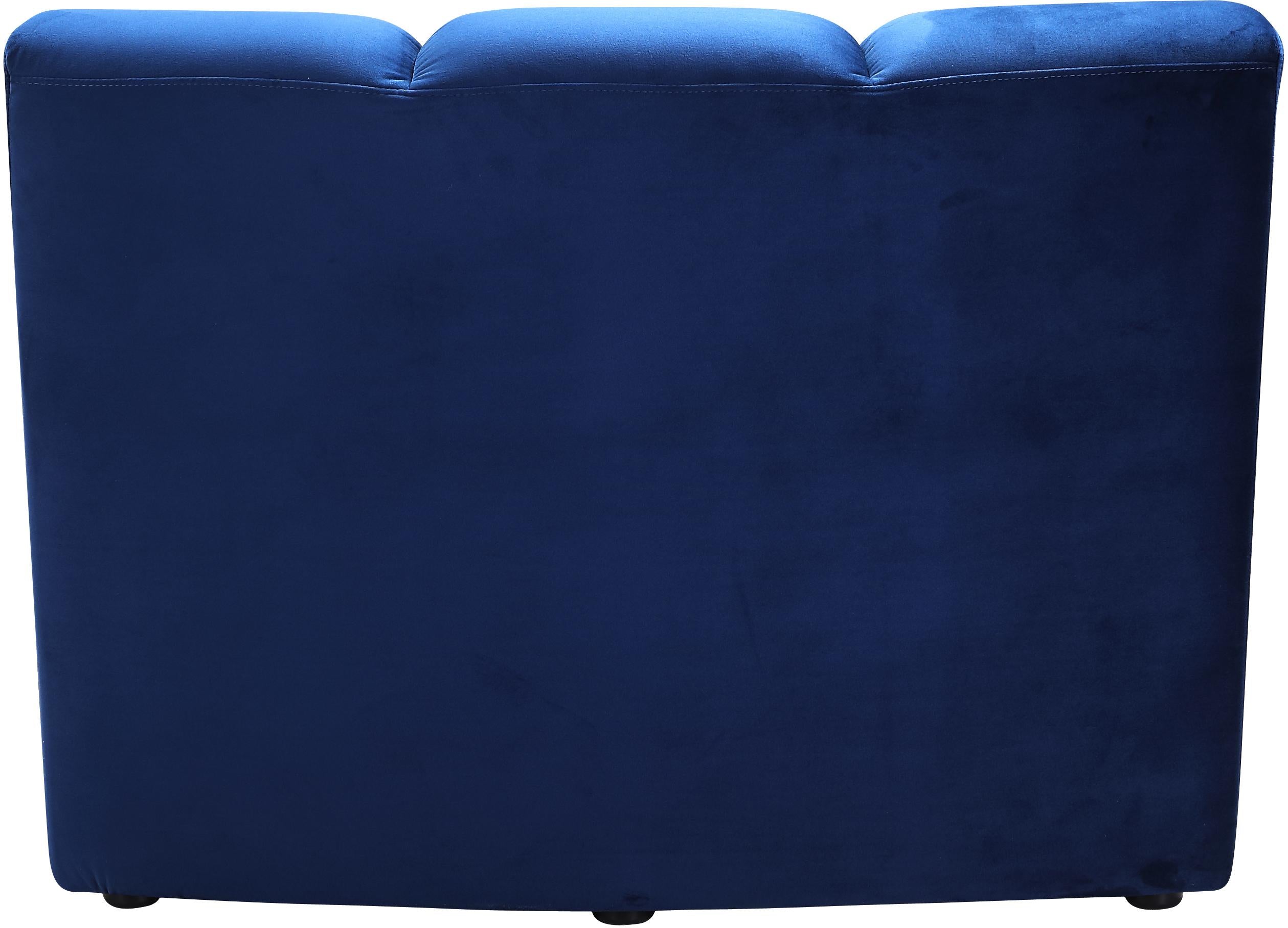 Infinity Navy Velvet Modular Chair - Luxury Home Furniture (MI)
