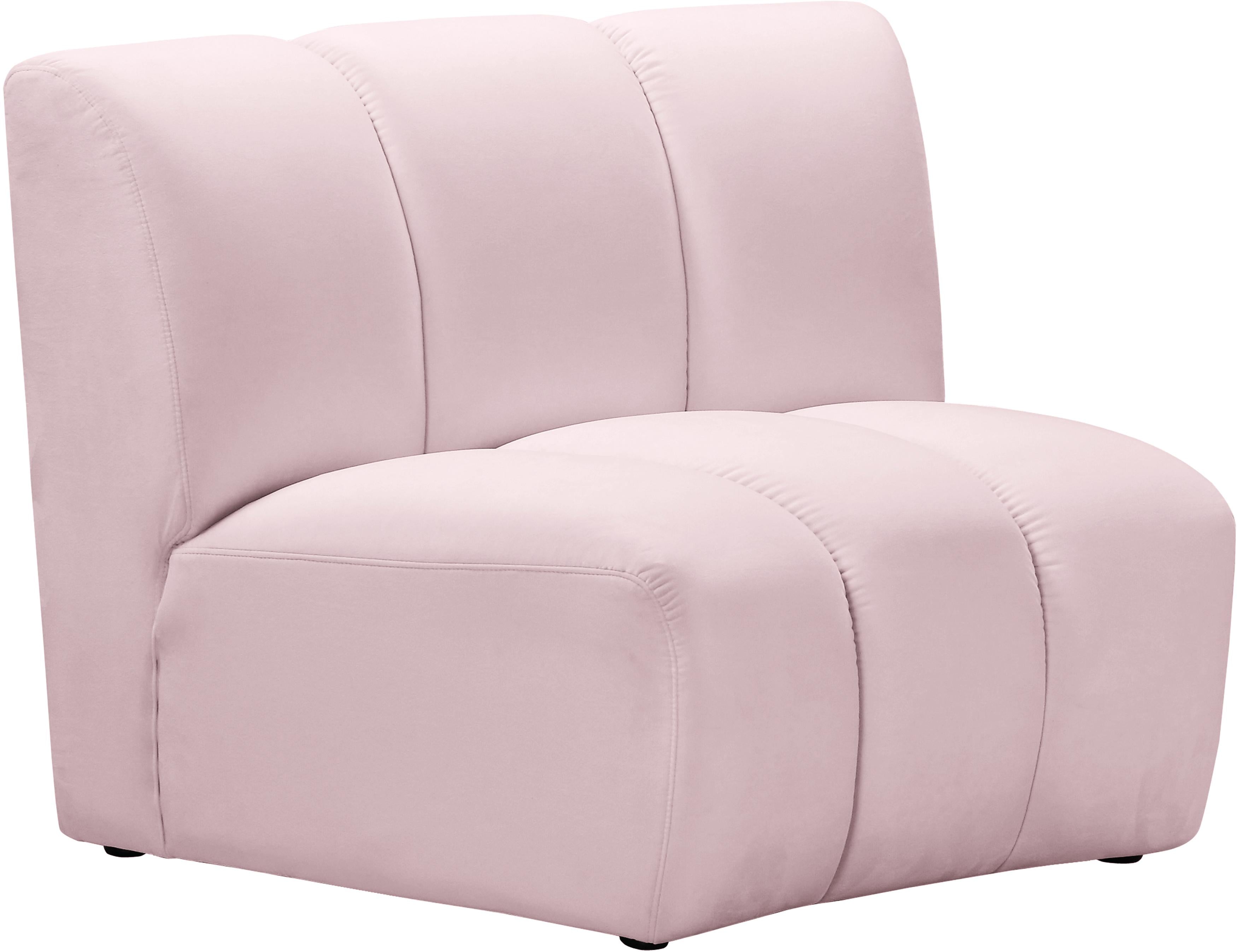 Infinity Pink Velvet Modular Chair - Luxury Home Furniture (MI)