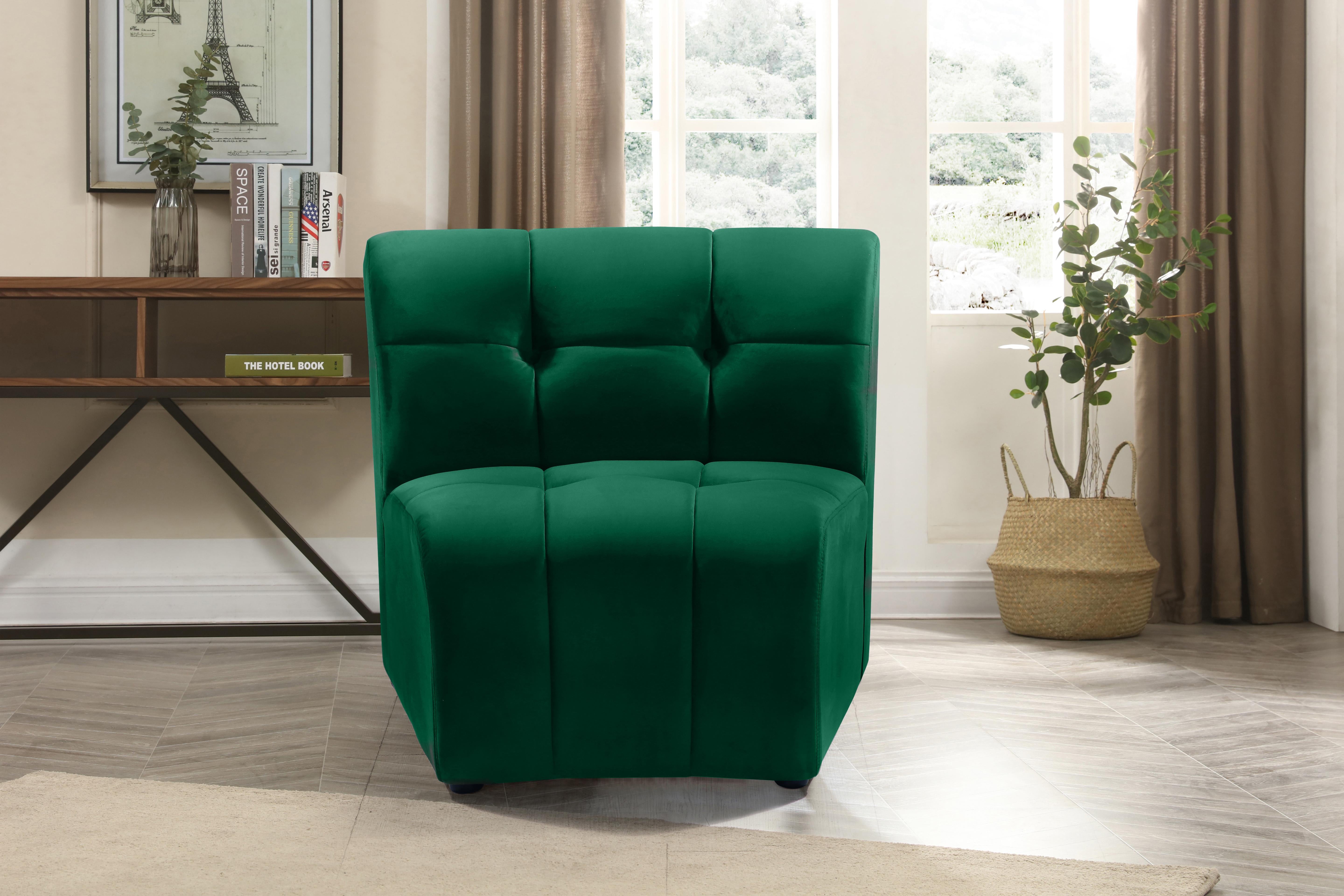 Limitless Green Velvet Modular Chair