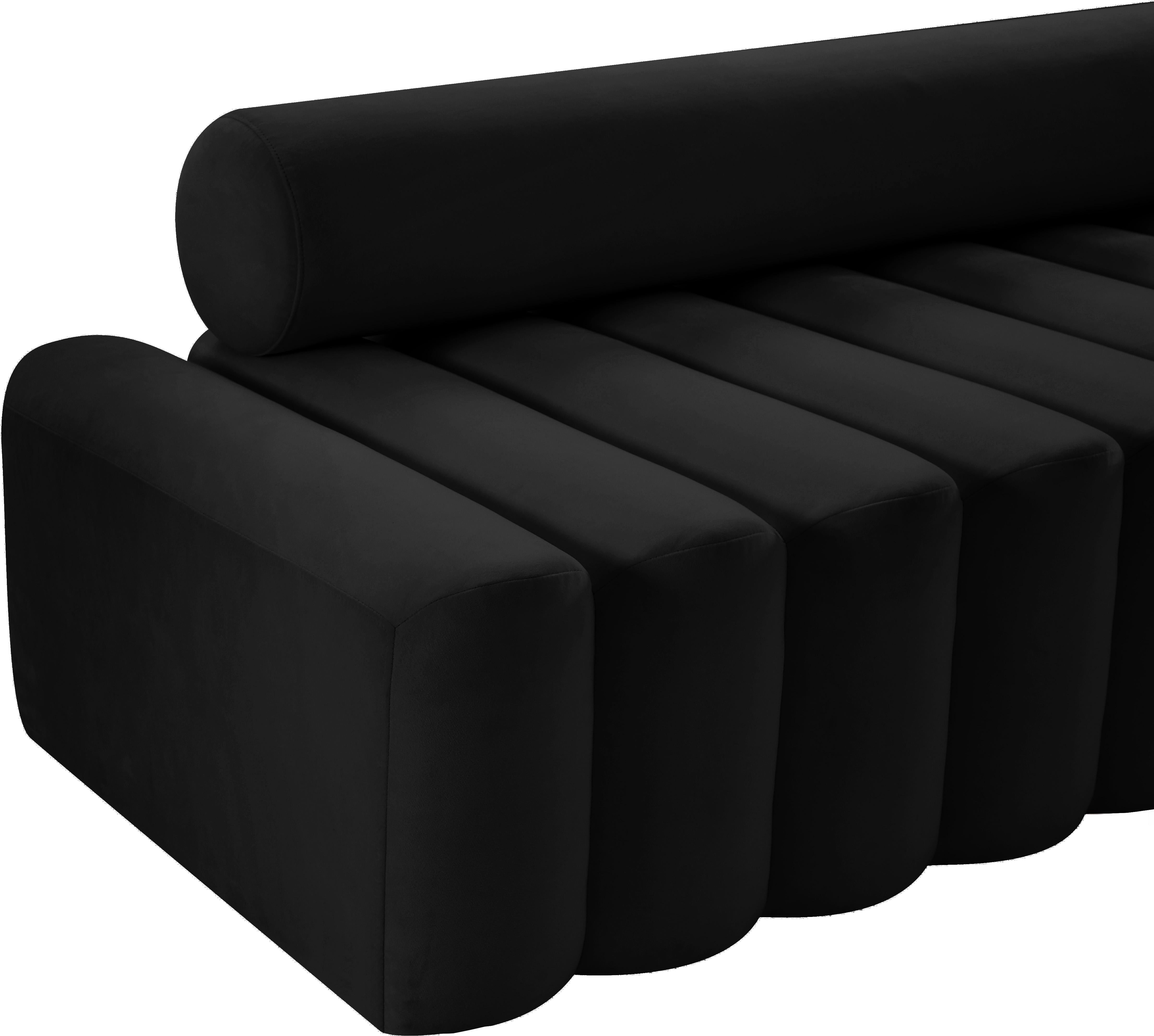 Melody Black Velvet Chair - Luxury Home Furniture (MI)