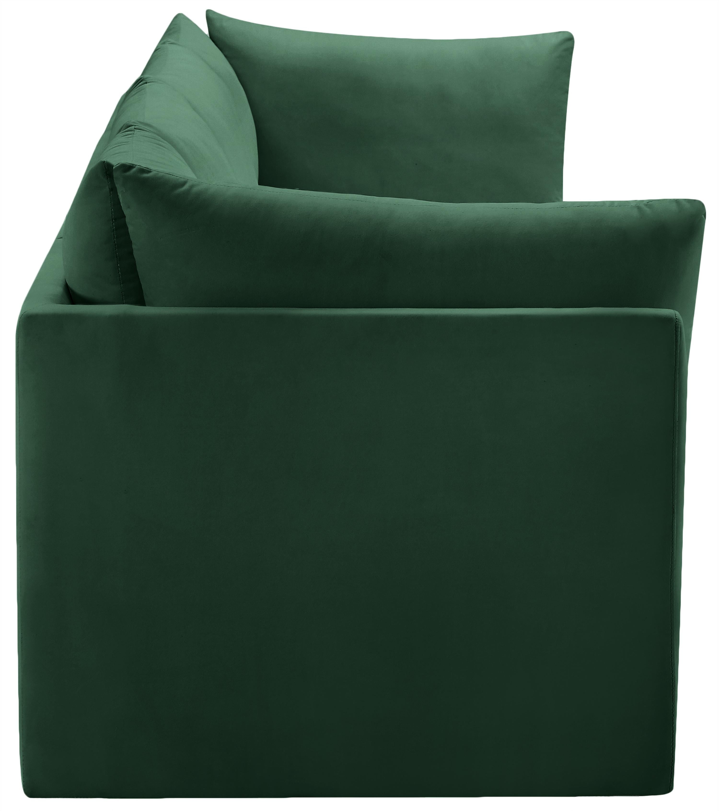 Jacob Green Velvet Modular Sofa - Luxury Home Furniture (MI)
