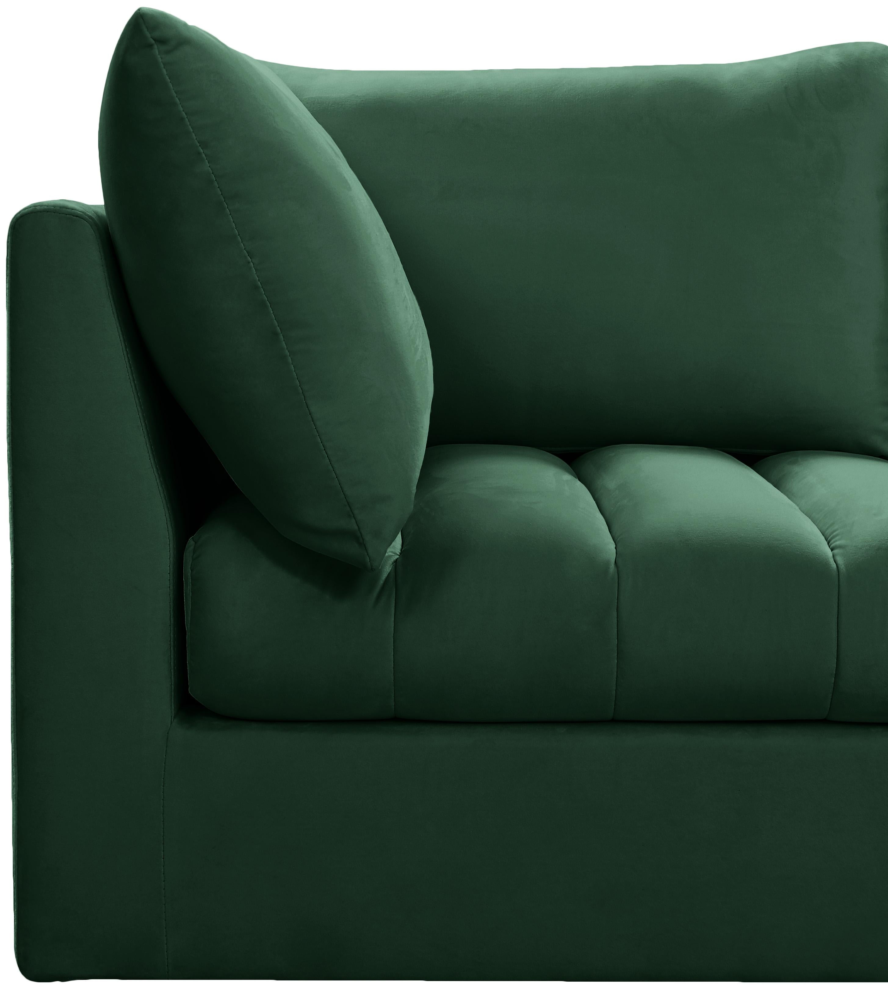 Jacob Green Velvet Modular Sectional - Luxury Home Furniture (MI)