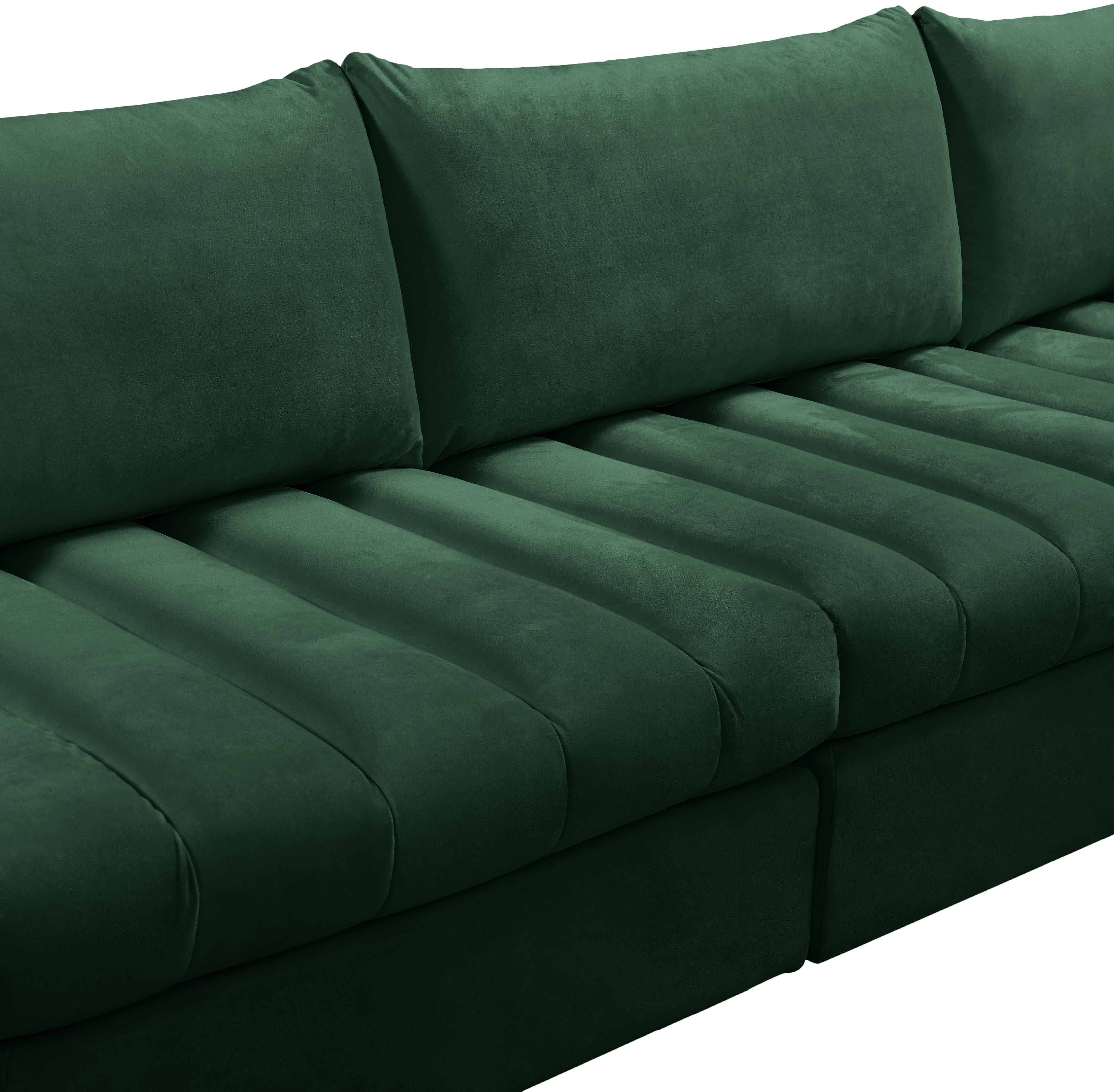 Jacob Green Velvet Modular Sectional - Luxury Home Furniture (MI)