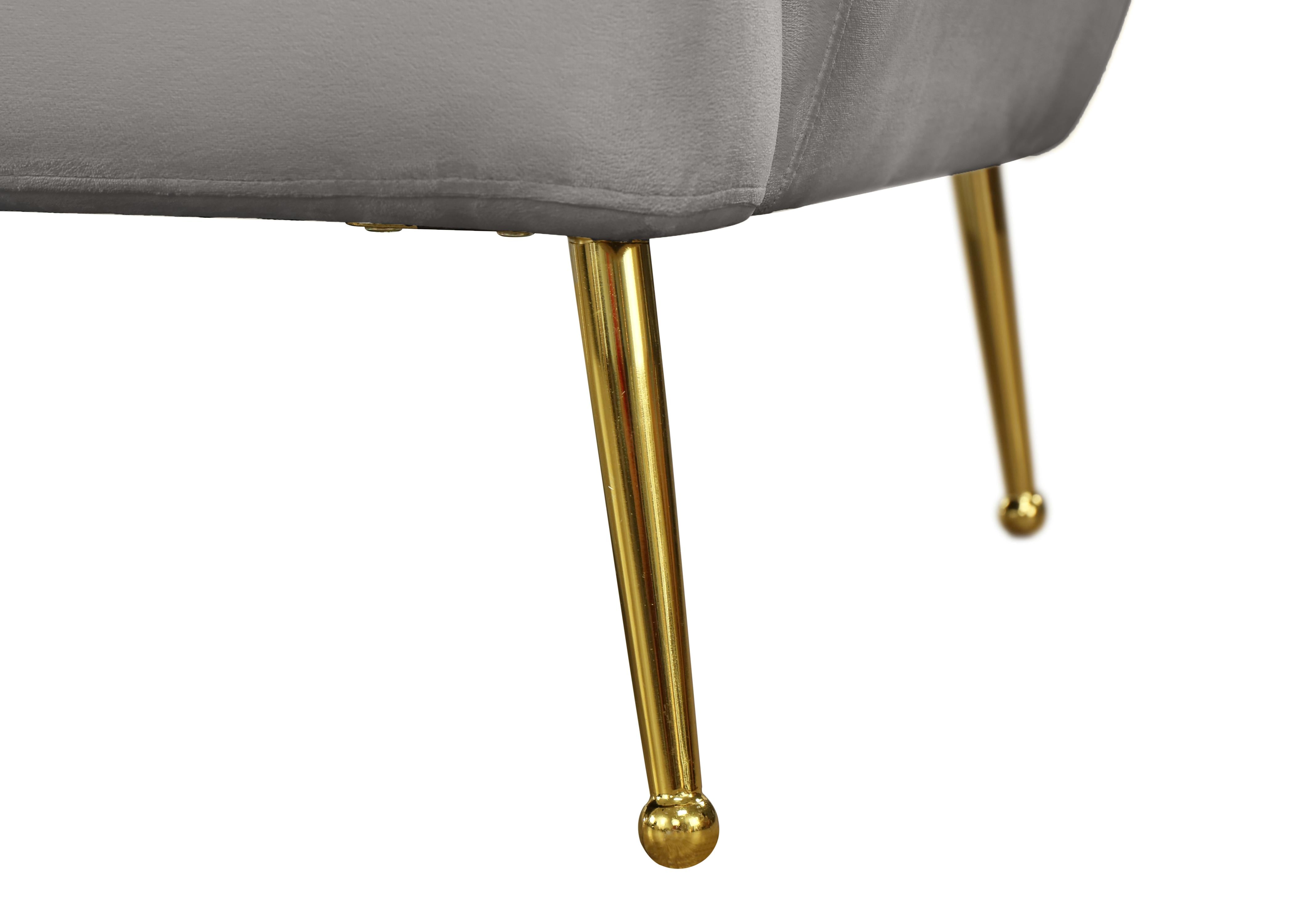 Tori Grey Velvet Chair - Luxury Home Furniture (MI)
