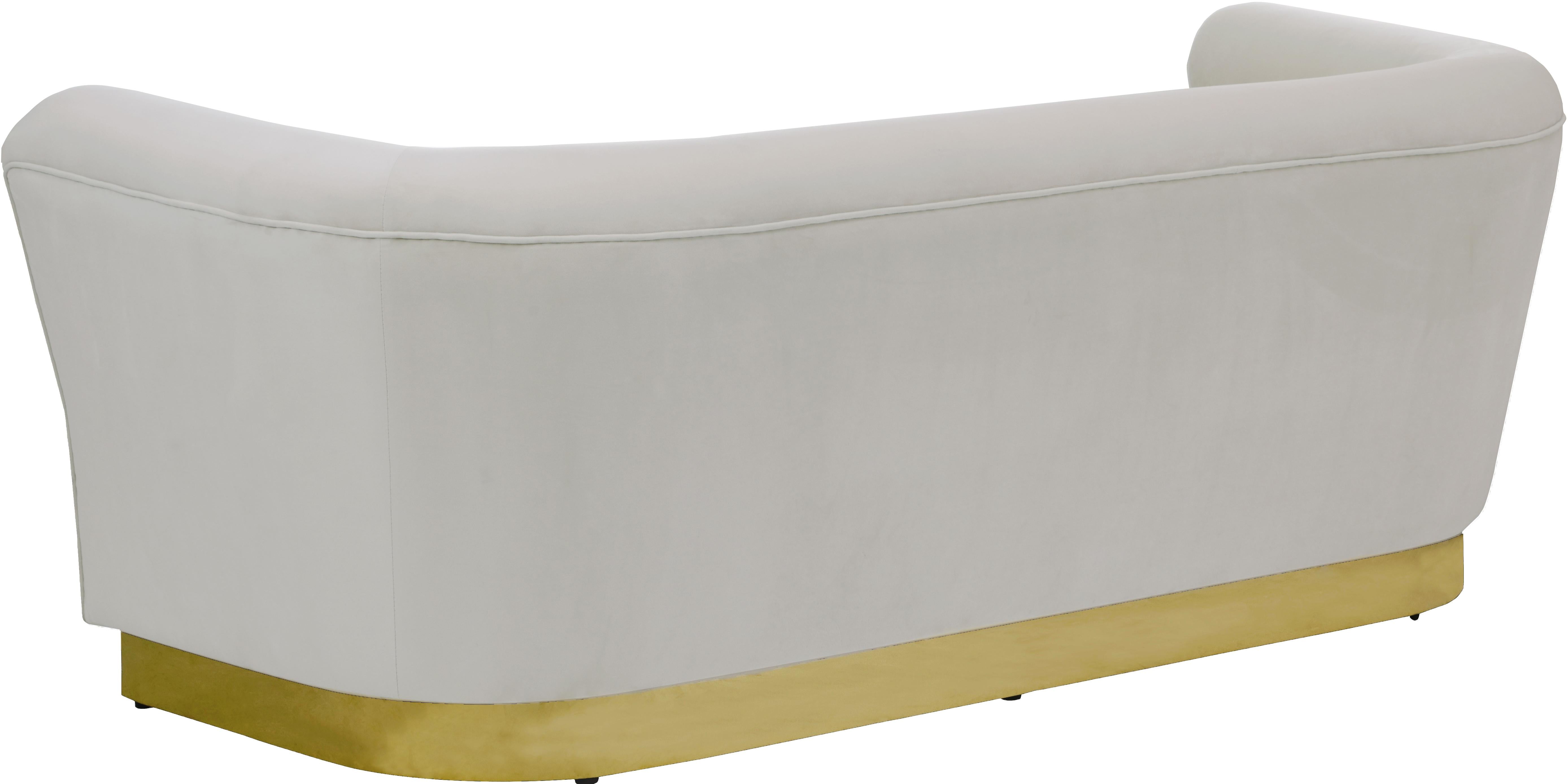 Bellini Cream Velvet Sofa - Luxury Home Furniture (MI)