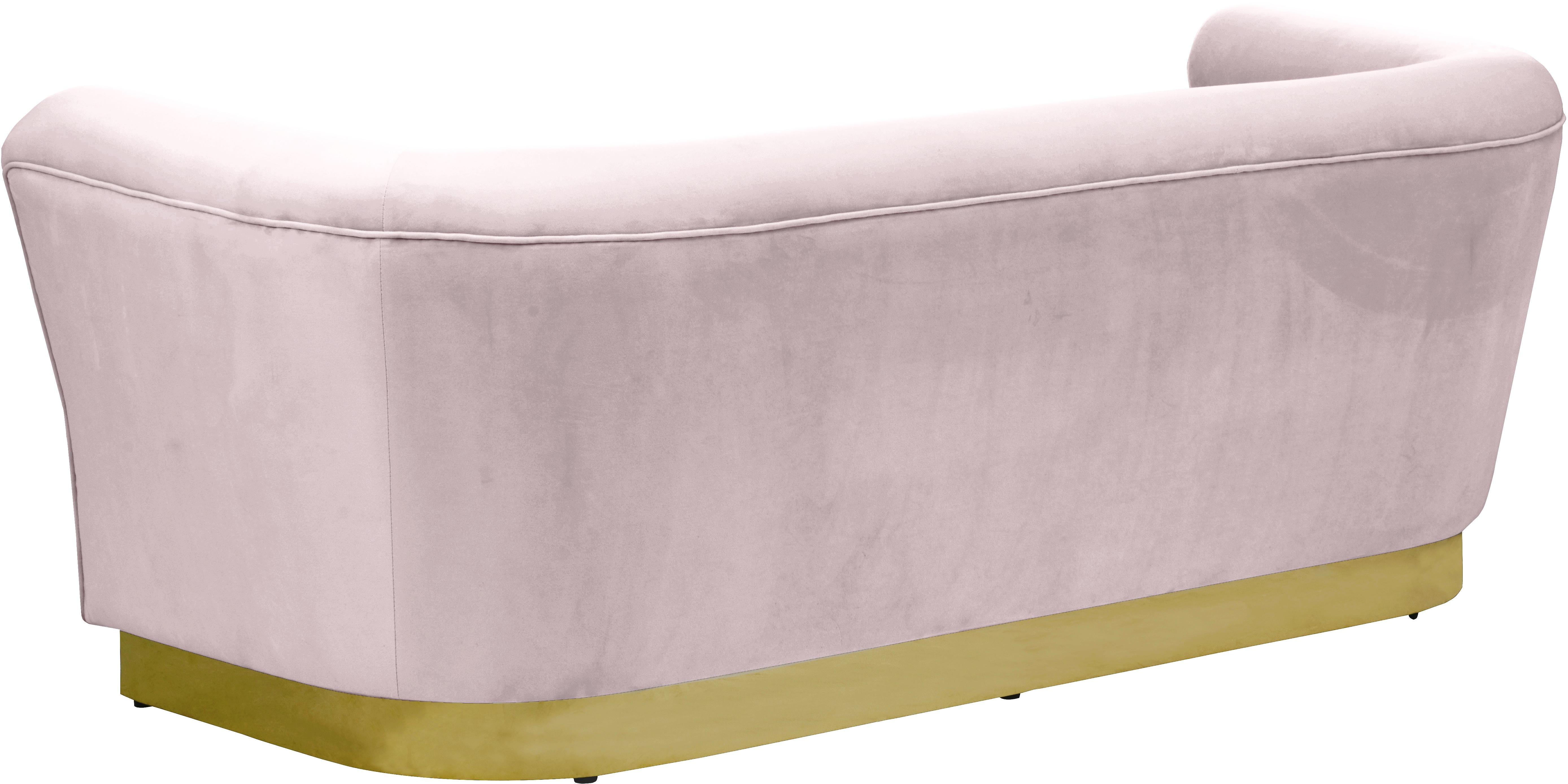 Bellini Pink Velvet Sofa - Luxury Home Furniture (MI)