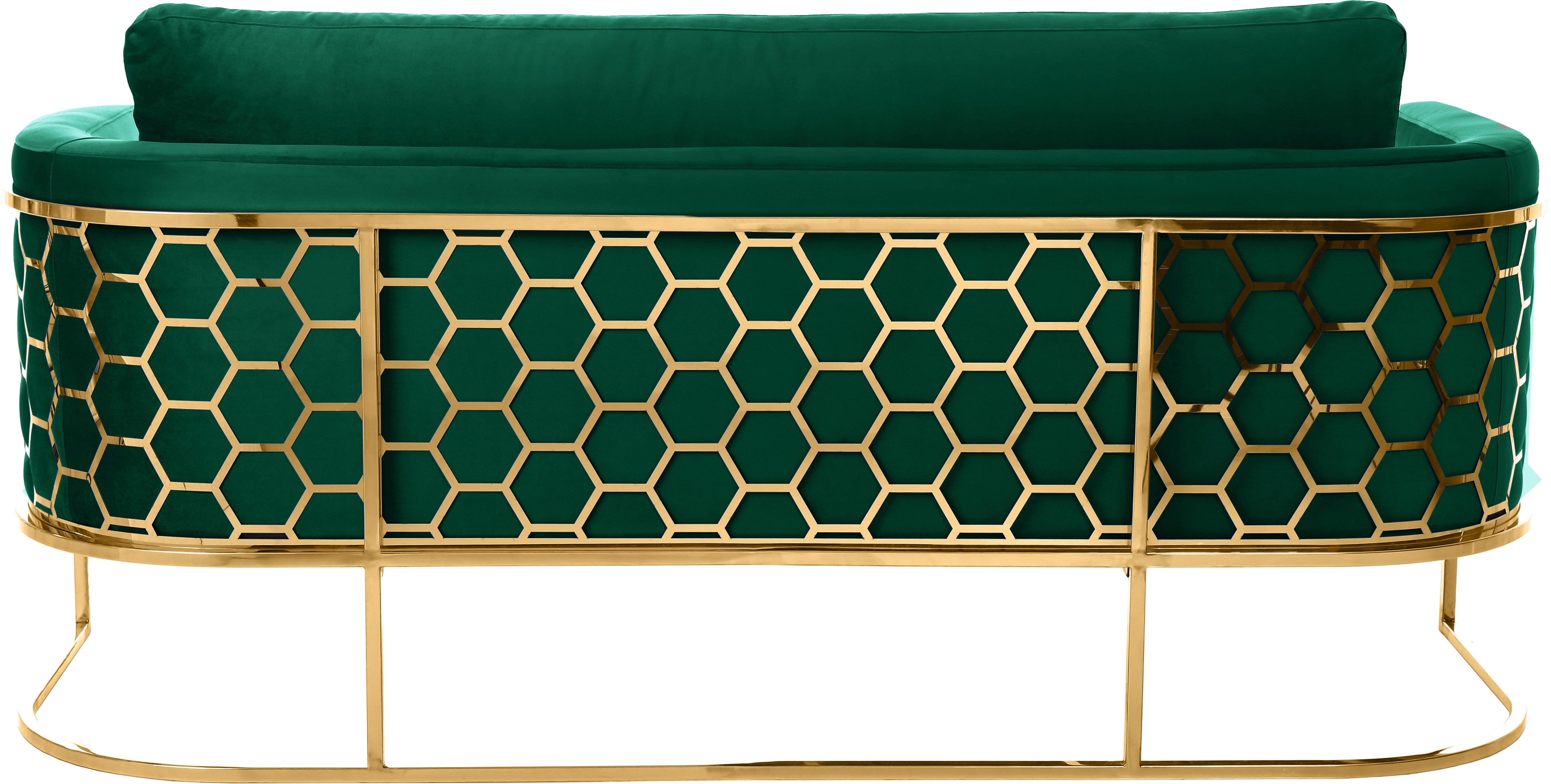 Casa Green Velvet Sofa - Luxury Home Furniture (MI)