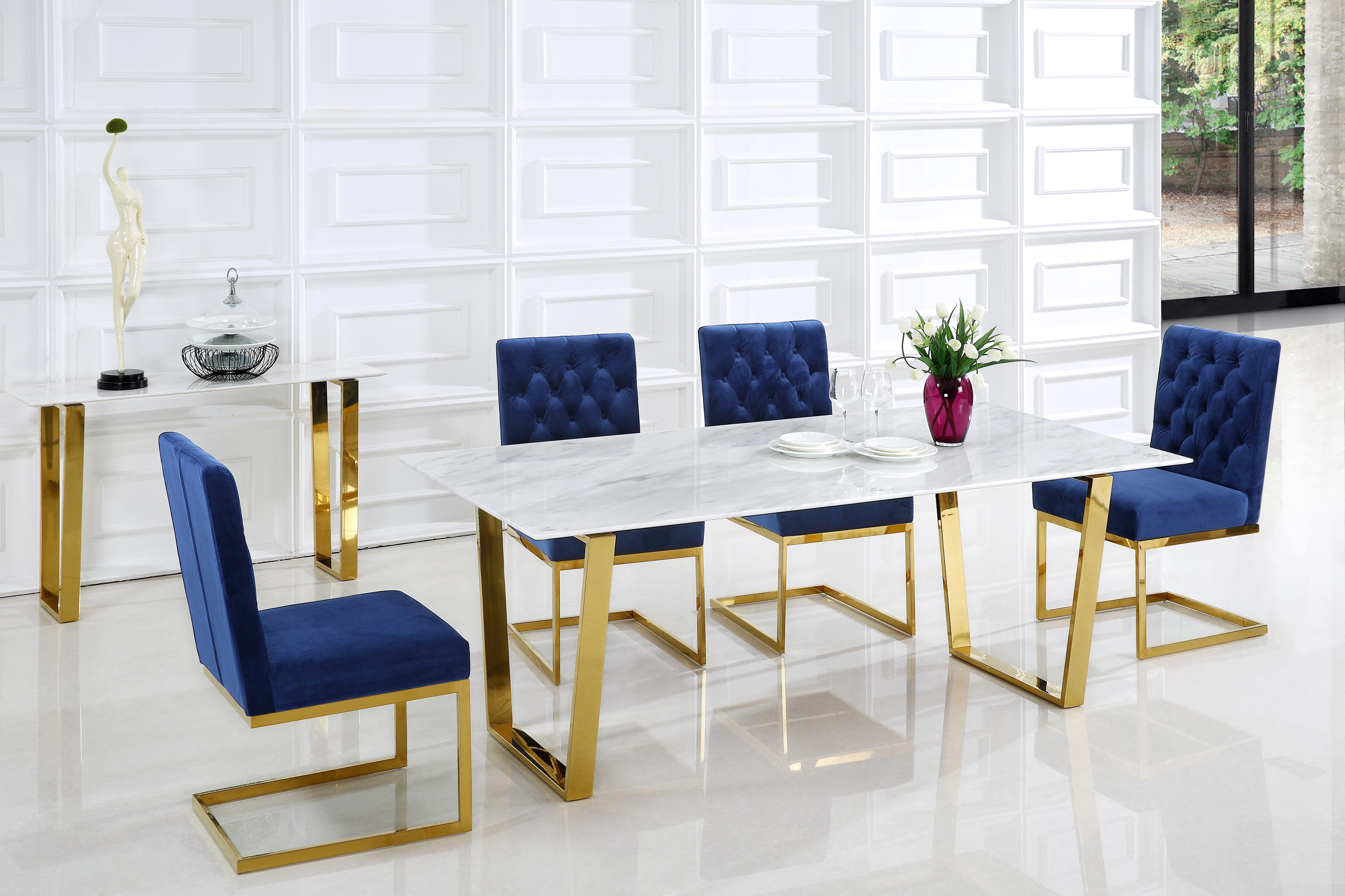 Cameron Gold Dining Table