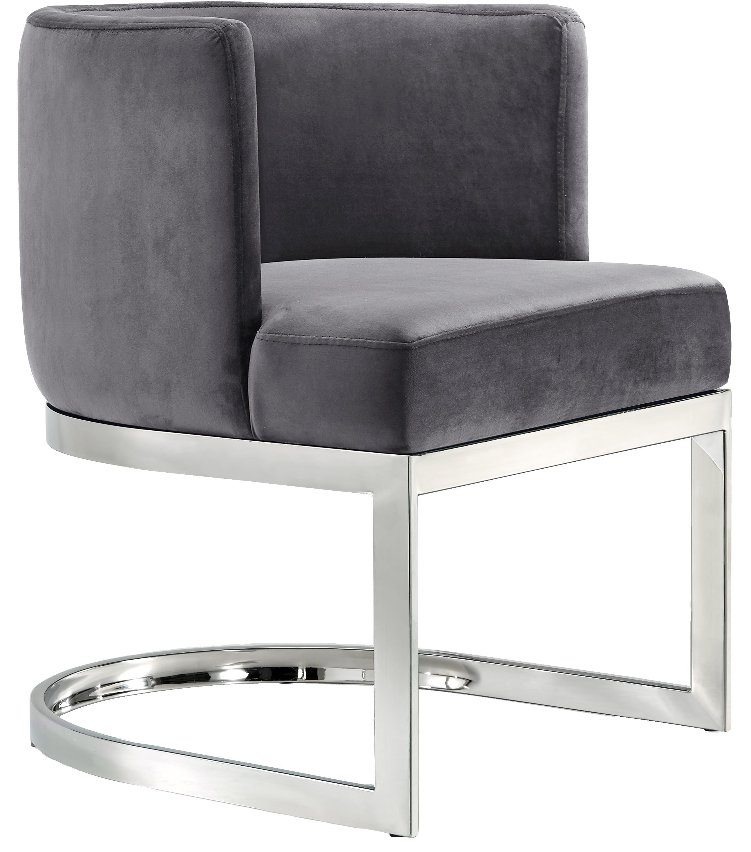 Gianna Grey Velvet Dining Chair - Luxury Home Furniture (MI)