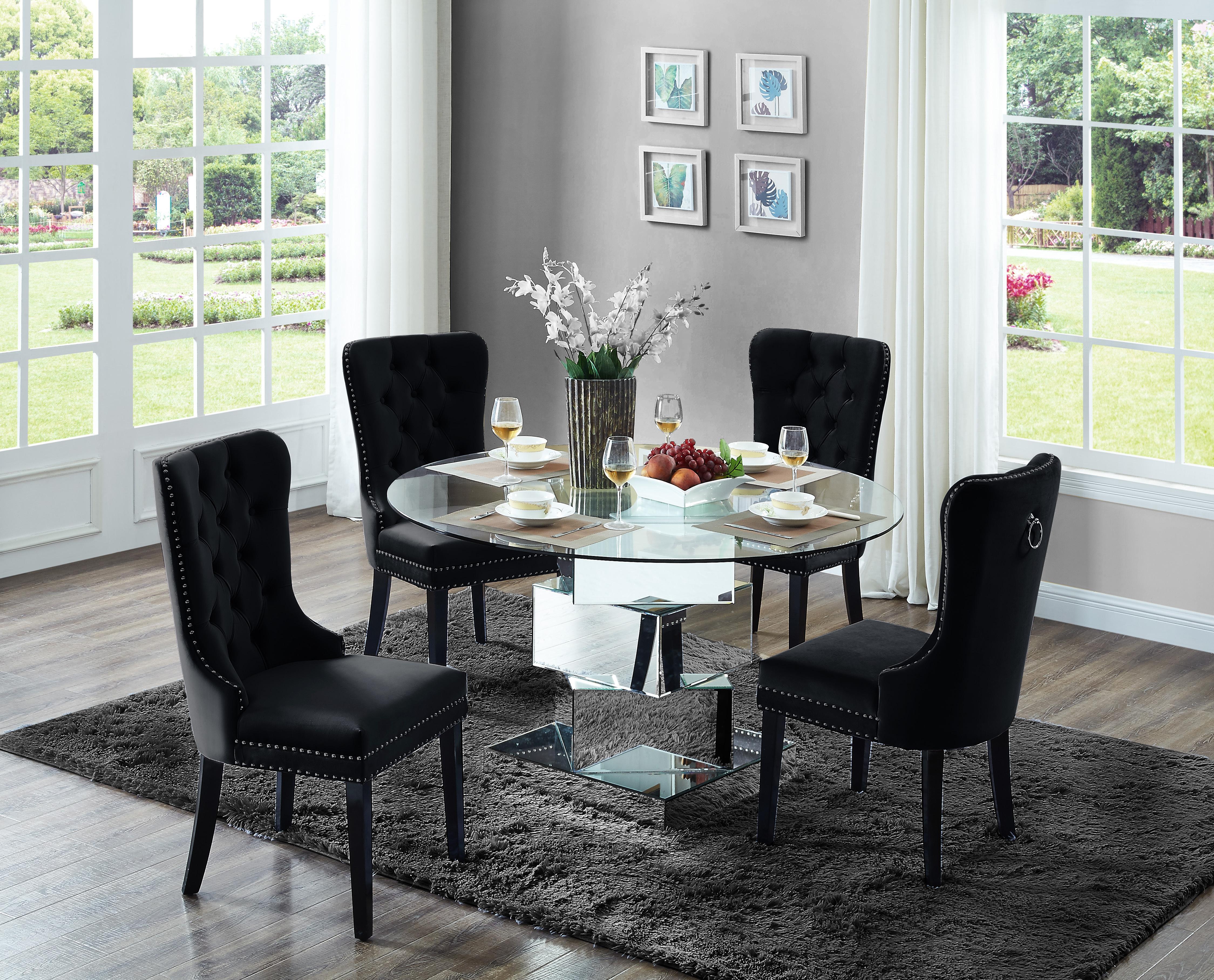 Haven Chrome Dining Table - Luxury Home Furniture (MI)