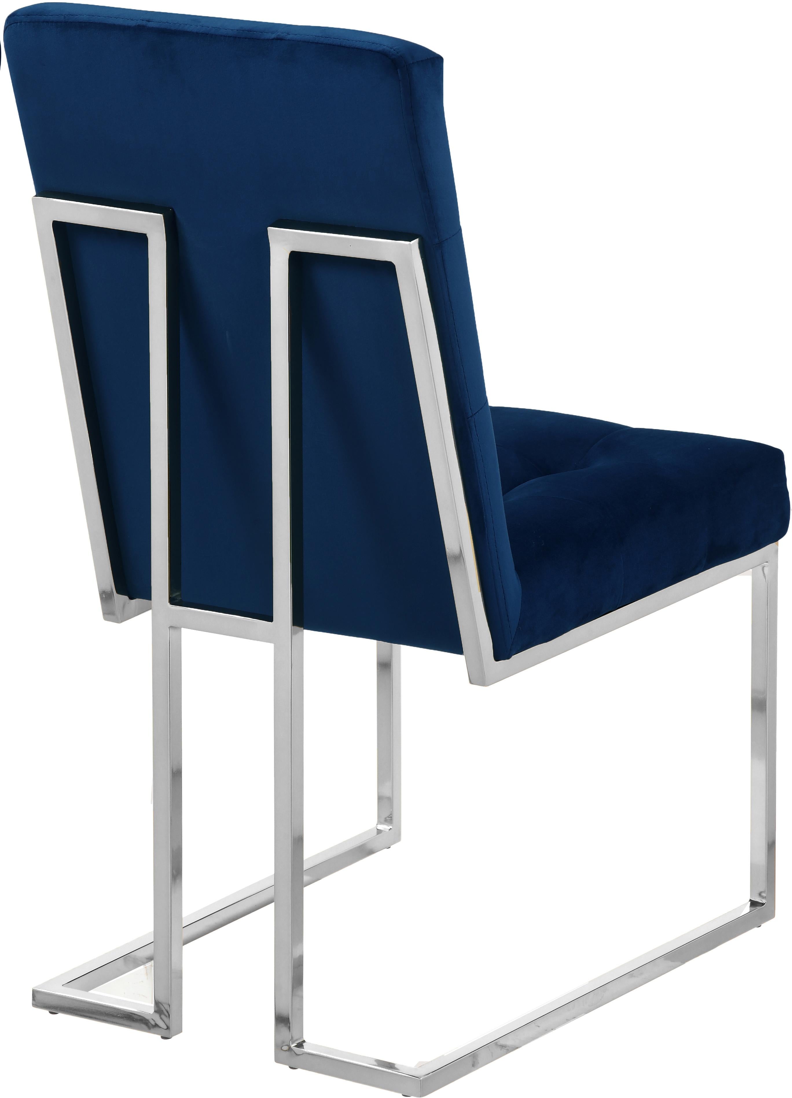 Alexis Navy Velvet Dining Chair - Luxury Home Furniture (MI)