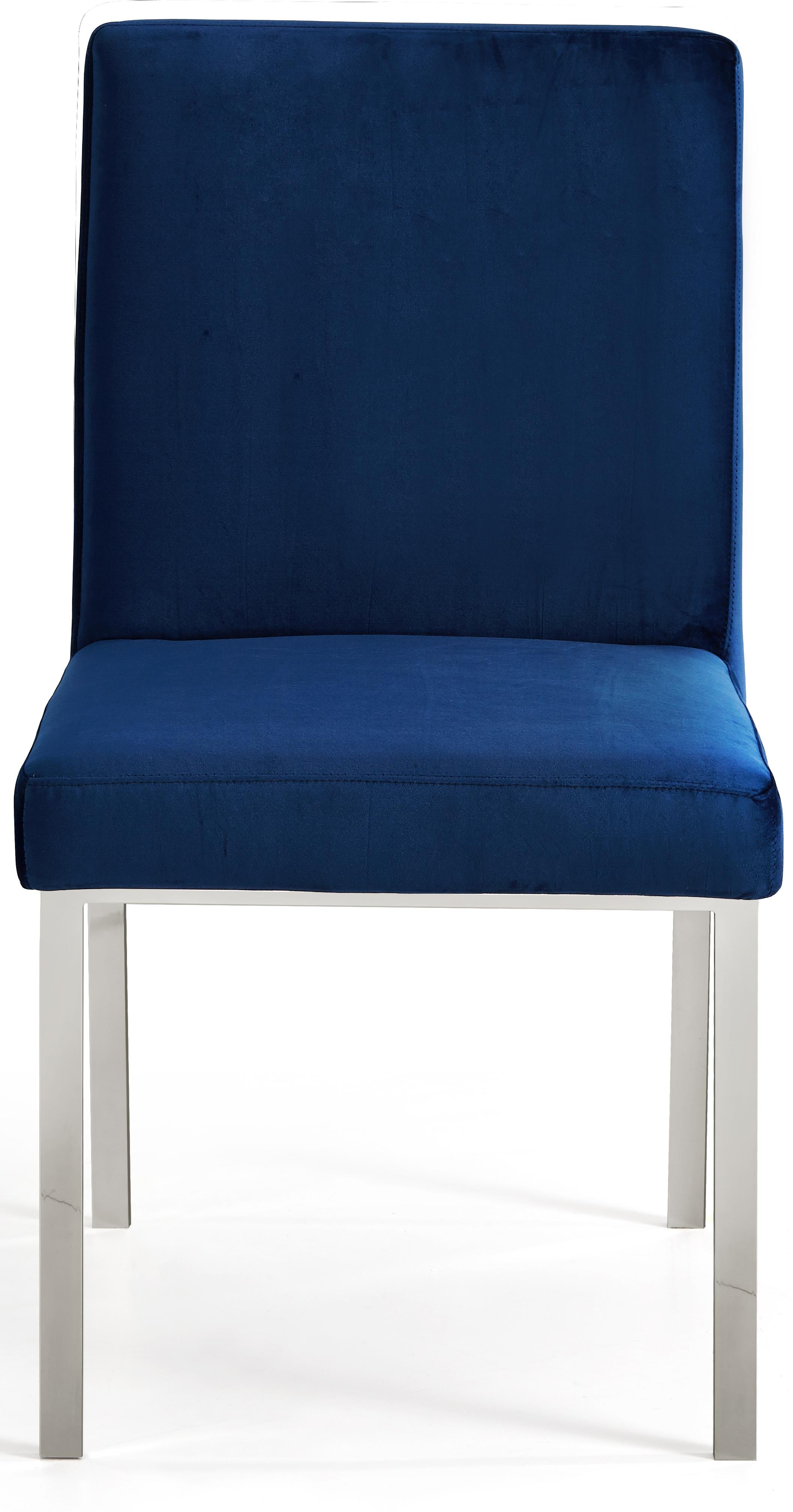 Opal Navy Velvet Dining Chair - Luxury Home Furniture (MI)