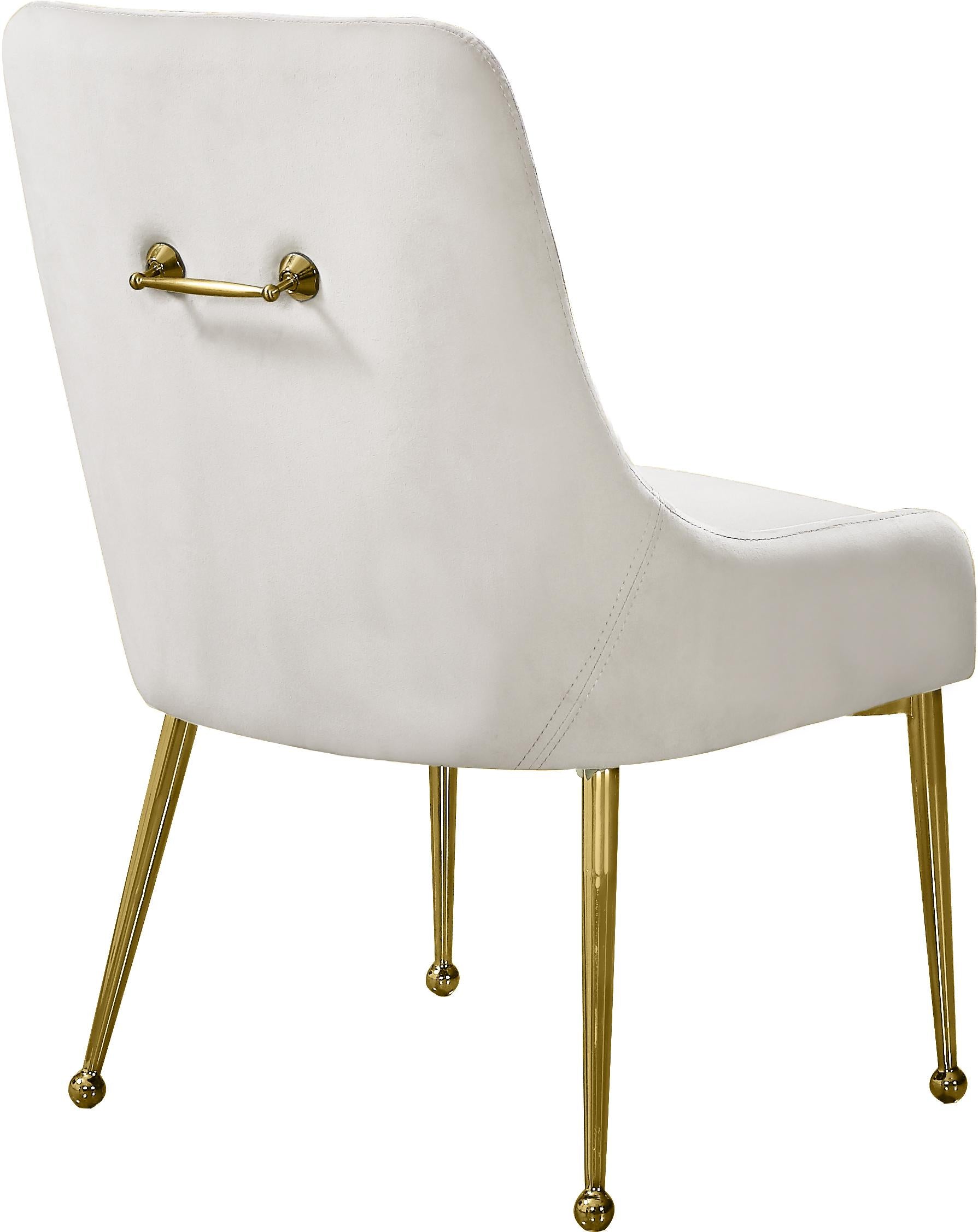 Owen Cream Velvet Dining Chair - Luxury Home Furniture (MI)