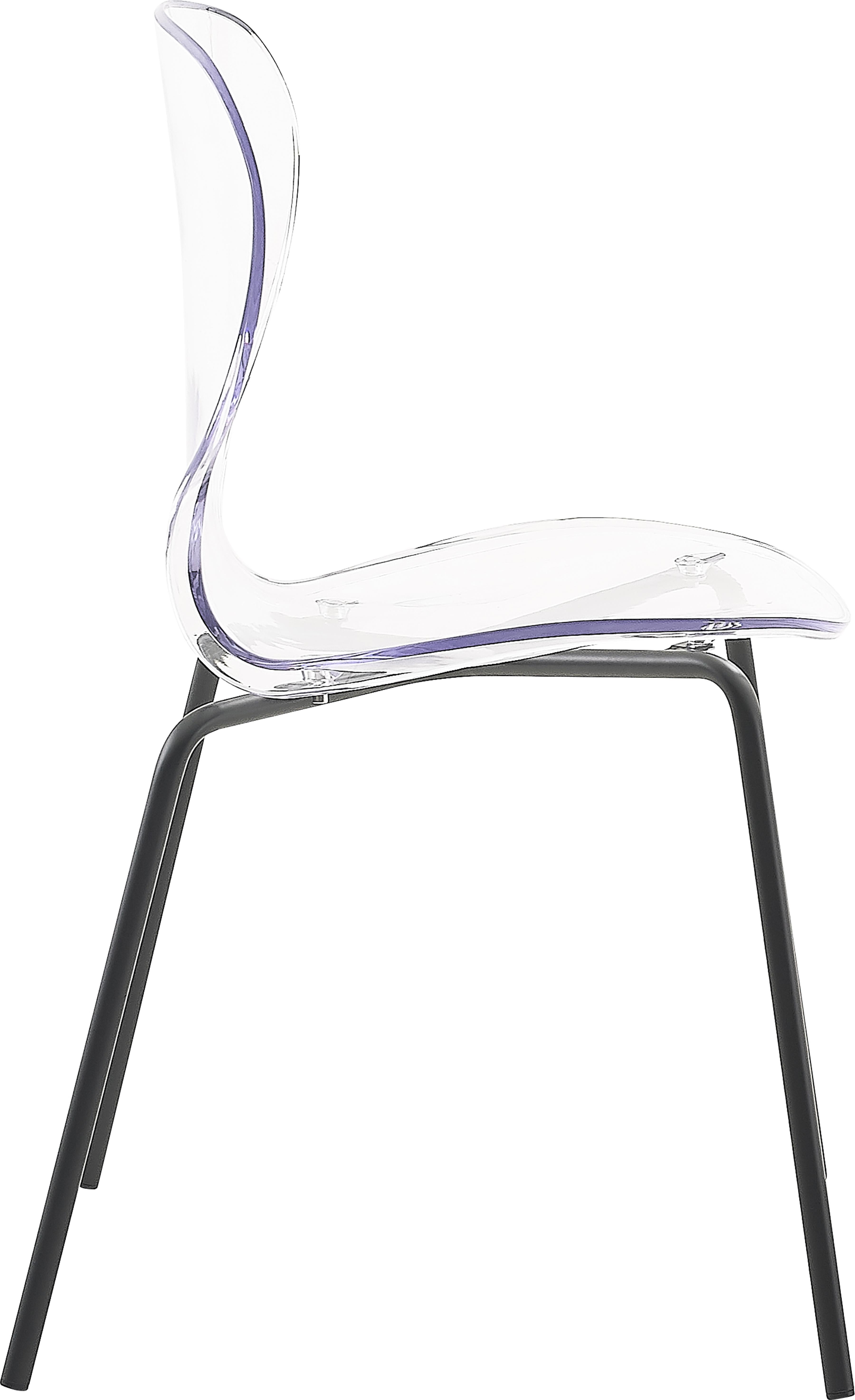Clarion Matte Black Dining Chair - Luxury Home Furniture (MI)
