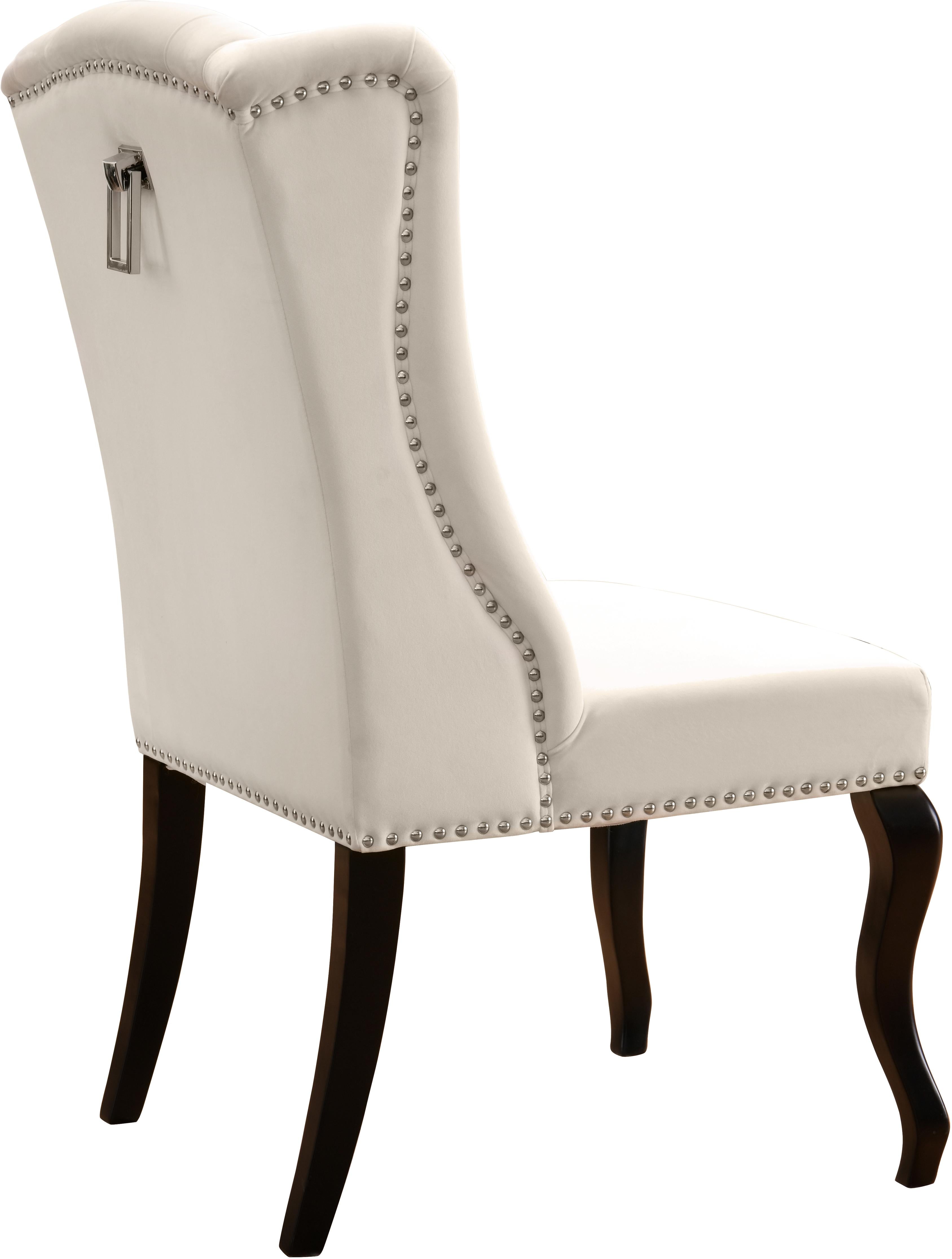 Suri Cream Velvet Dining Chair - Luxury Home Furniture (MI)