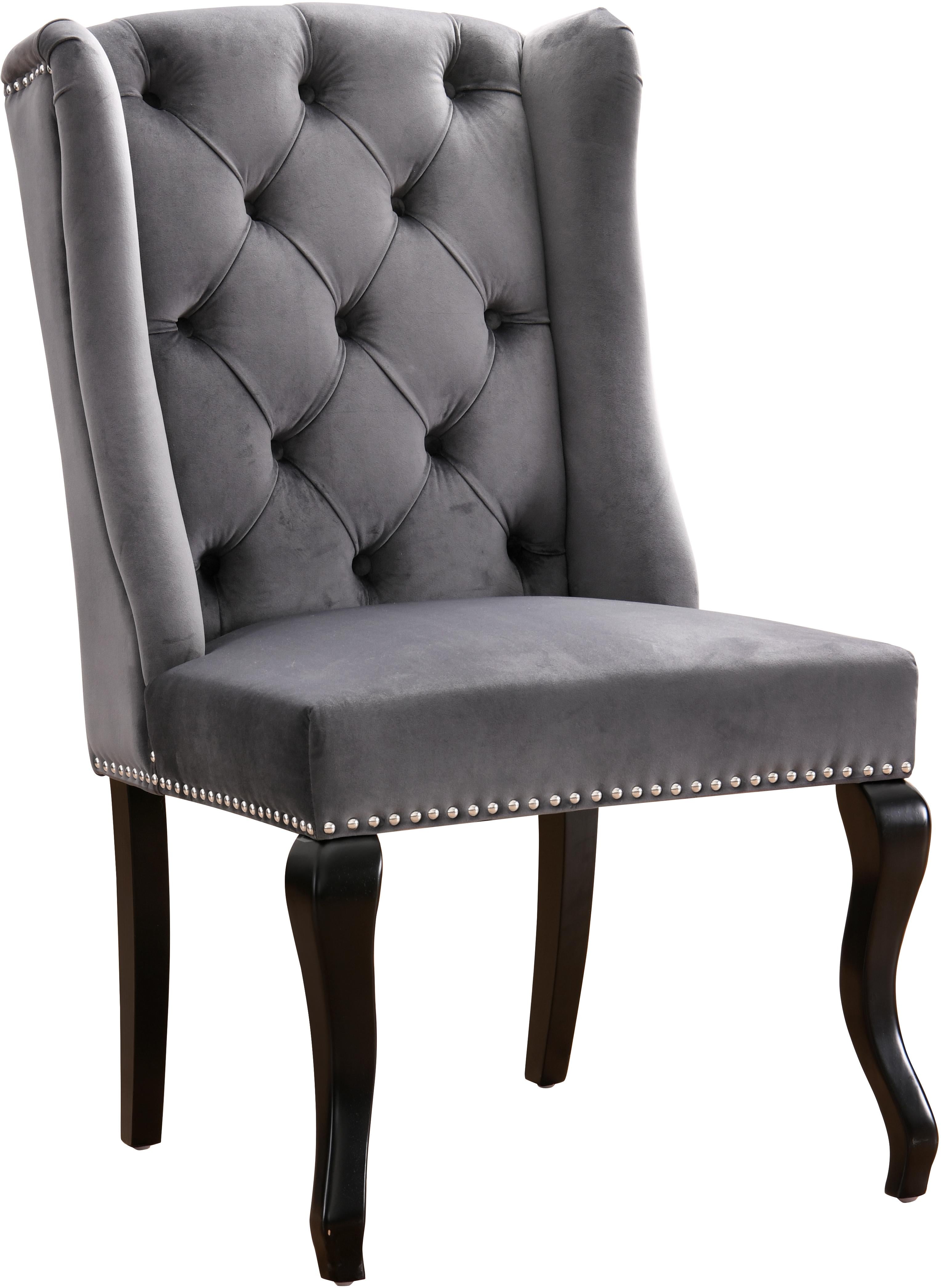 Suri Grey Velvet Dining Chair - Luxury Home Furniture (MI)