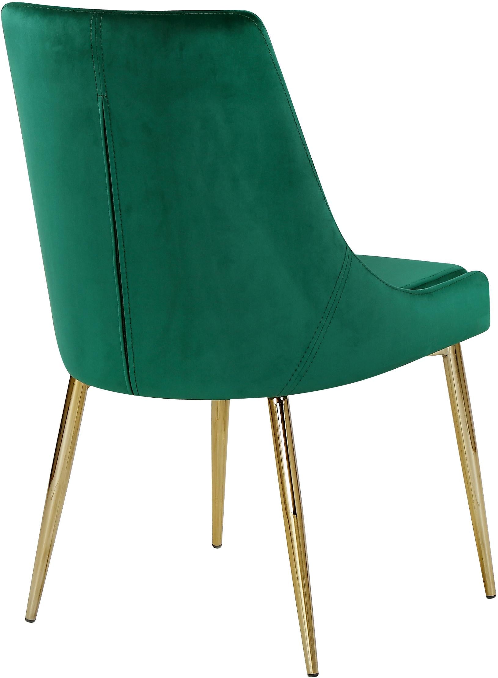 Karina Green Velvet Dining Chair - Luxury Home Furniture (MI)