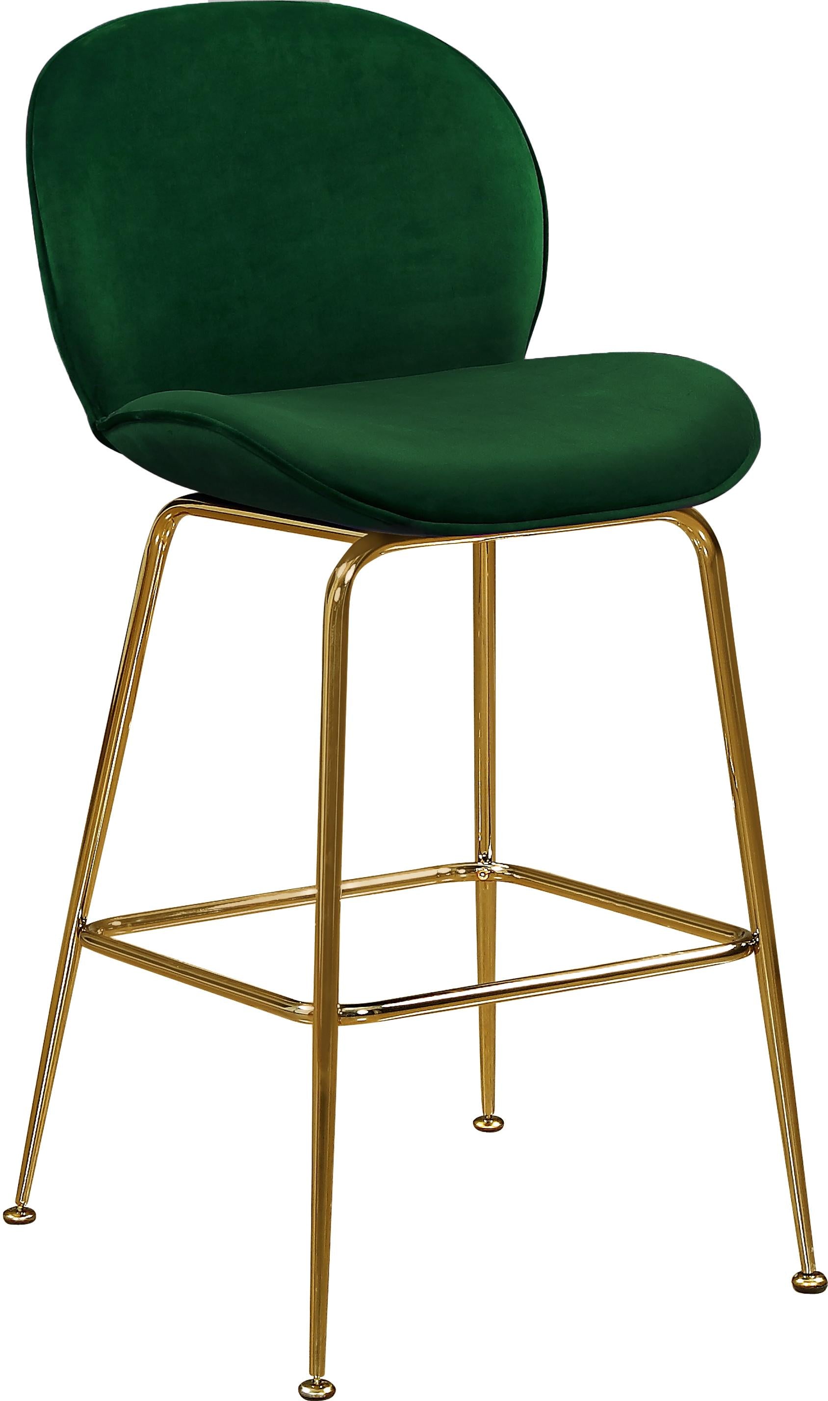 Paris Green Velvet Stool - Luxury Home Furniture (MI)