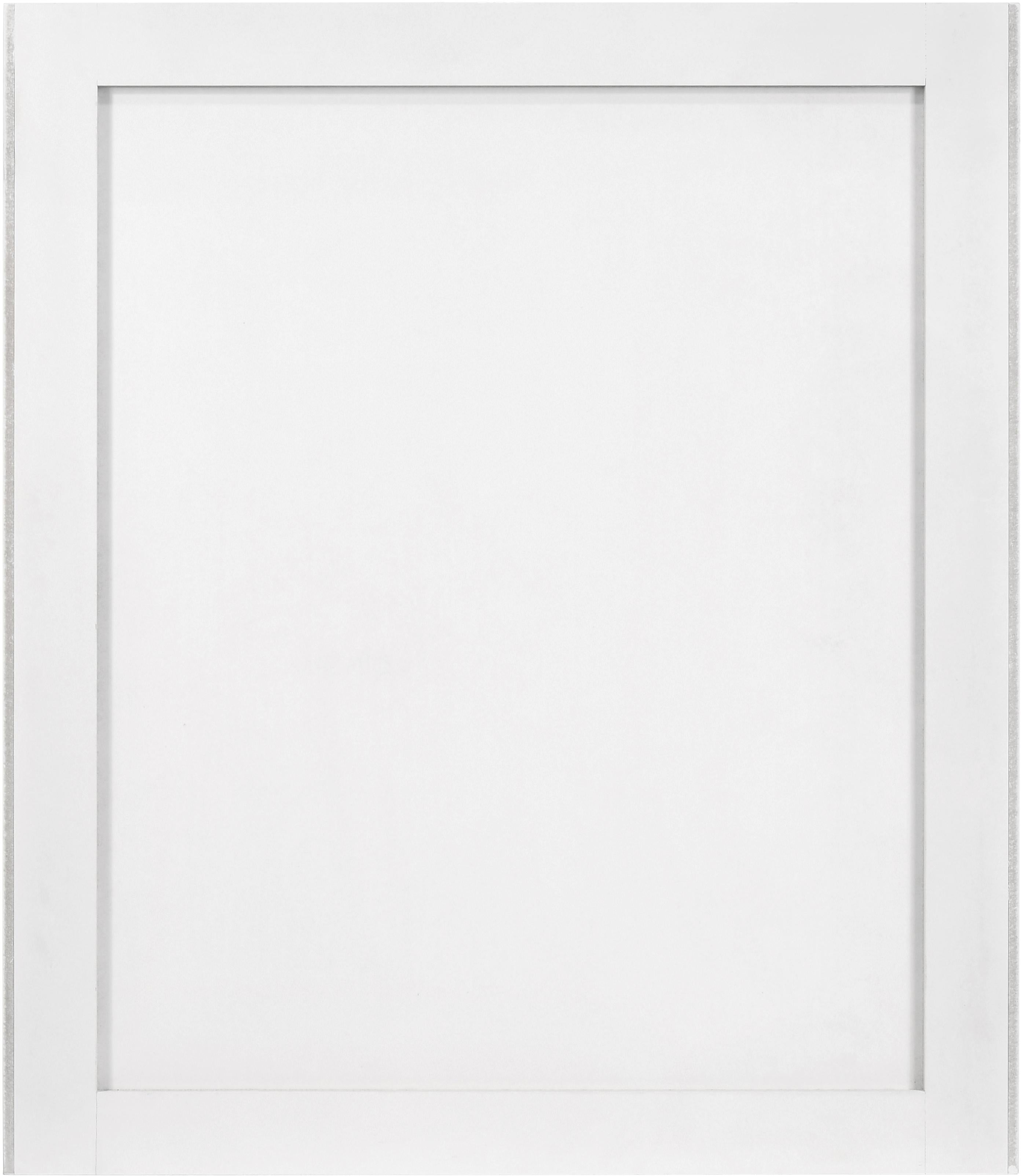 Modernist White Gloss Mirror