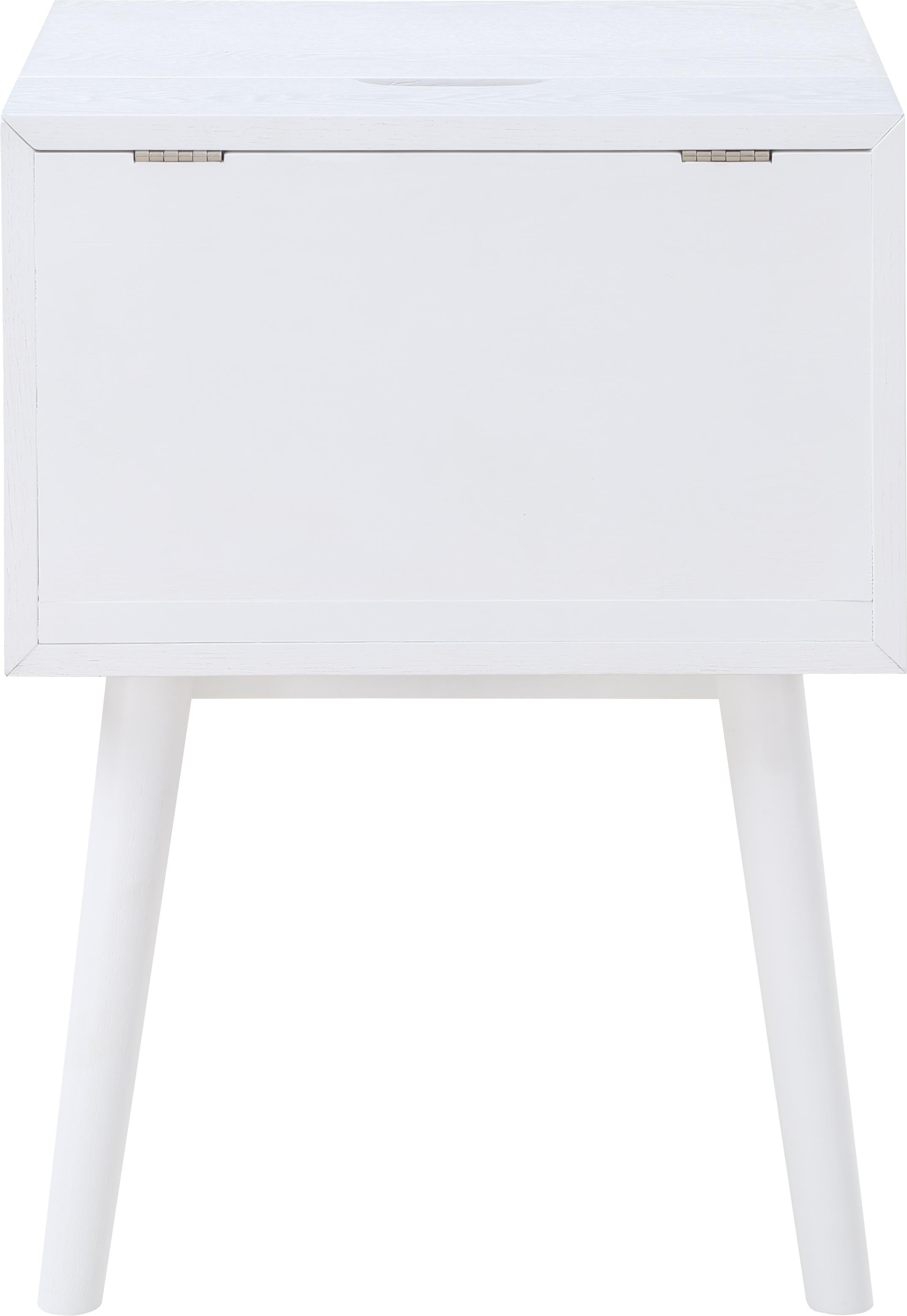 Teddy White Night Stand