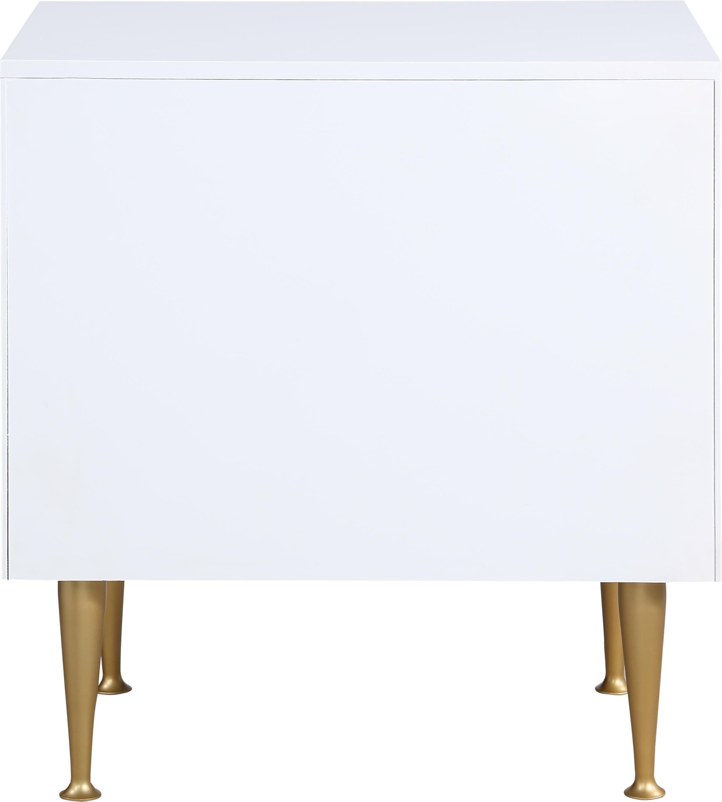 Marisol White Night Stand - Luxury Home Furniture (MI)