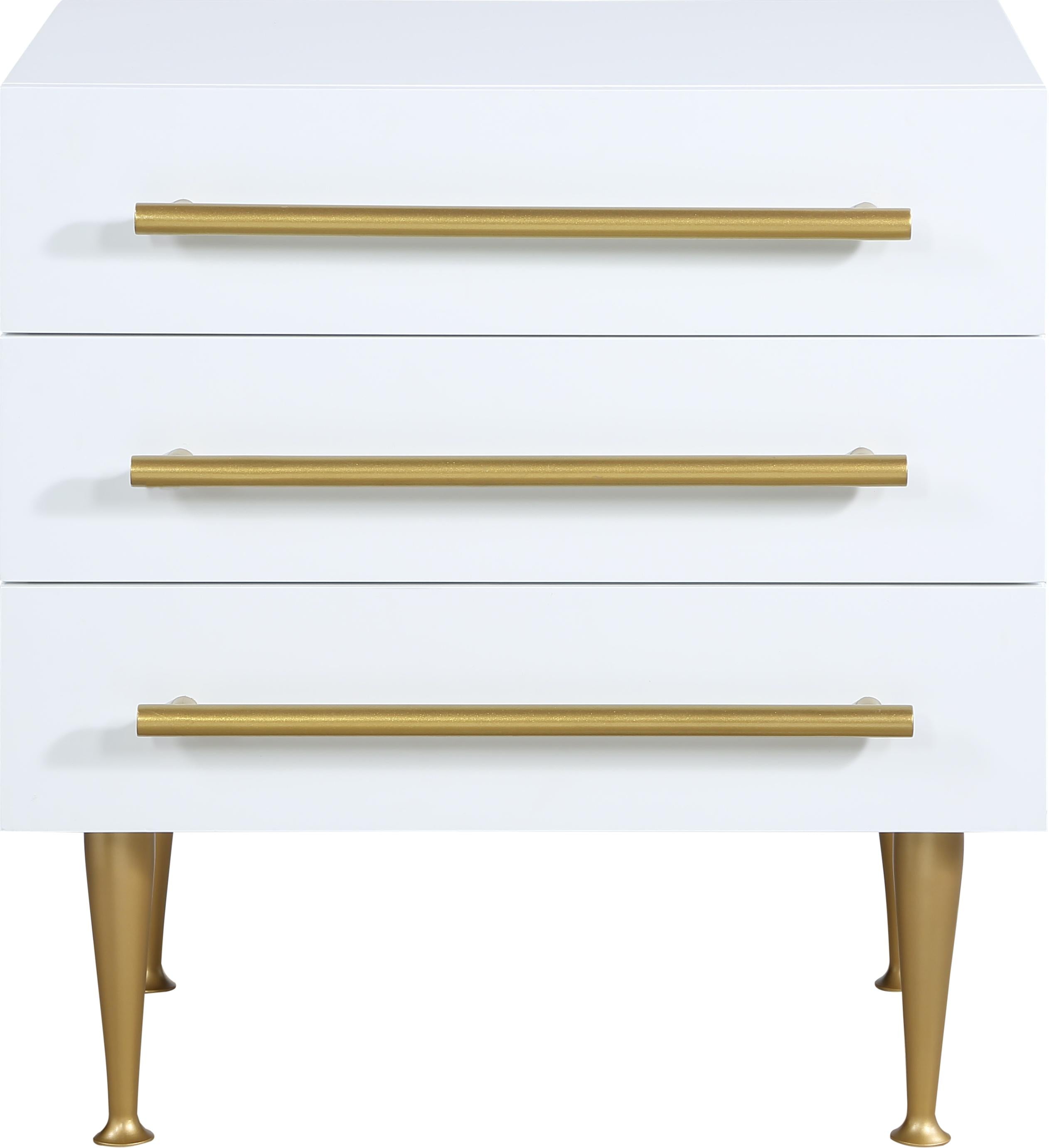 Marisol White Night Stand - Luxury Home Furniture (MI)