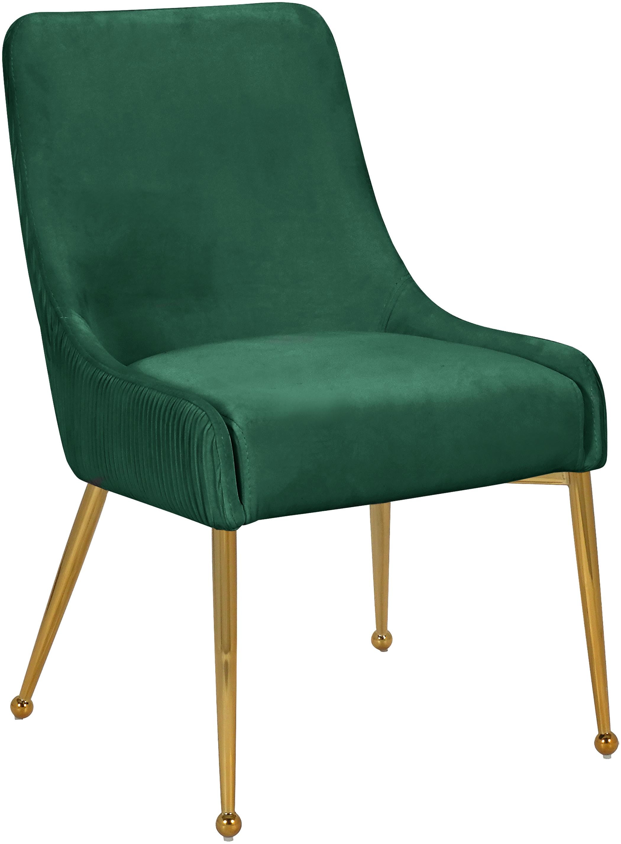 Ace Green Velvet Dining Chair