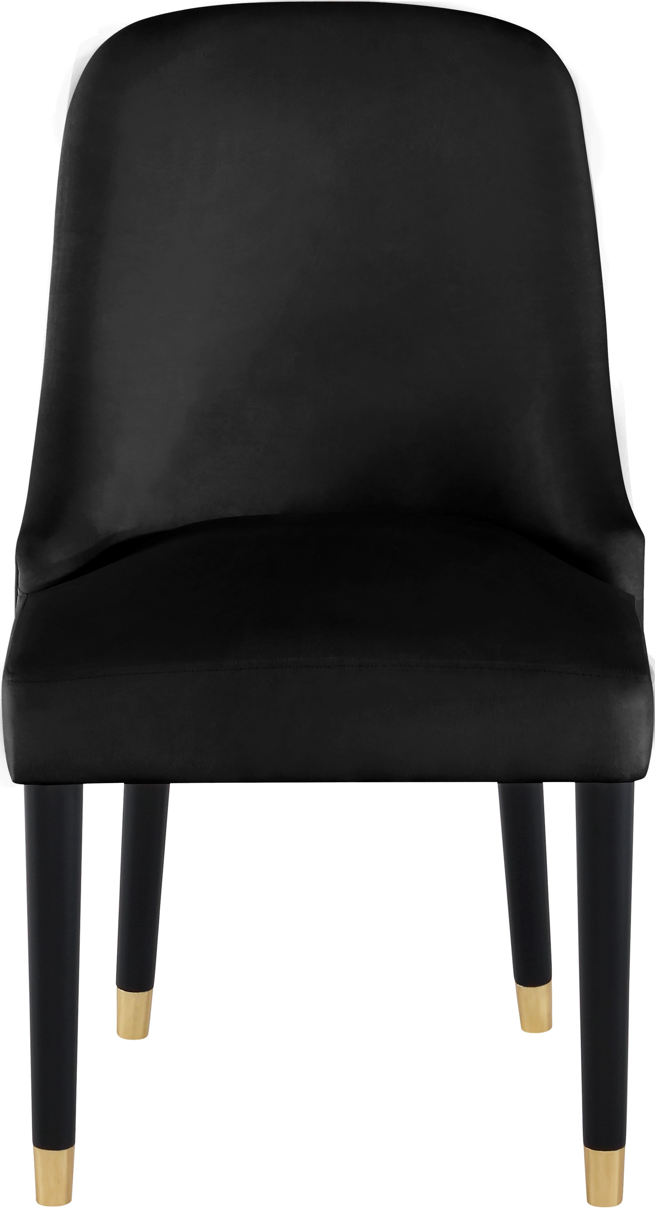 Omni Black Velvet Dining Chair - Luxury Home Furniture (MI)
