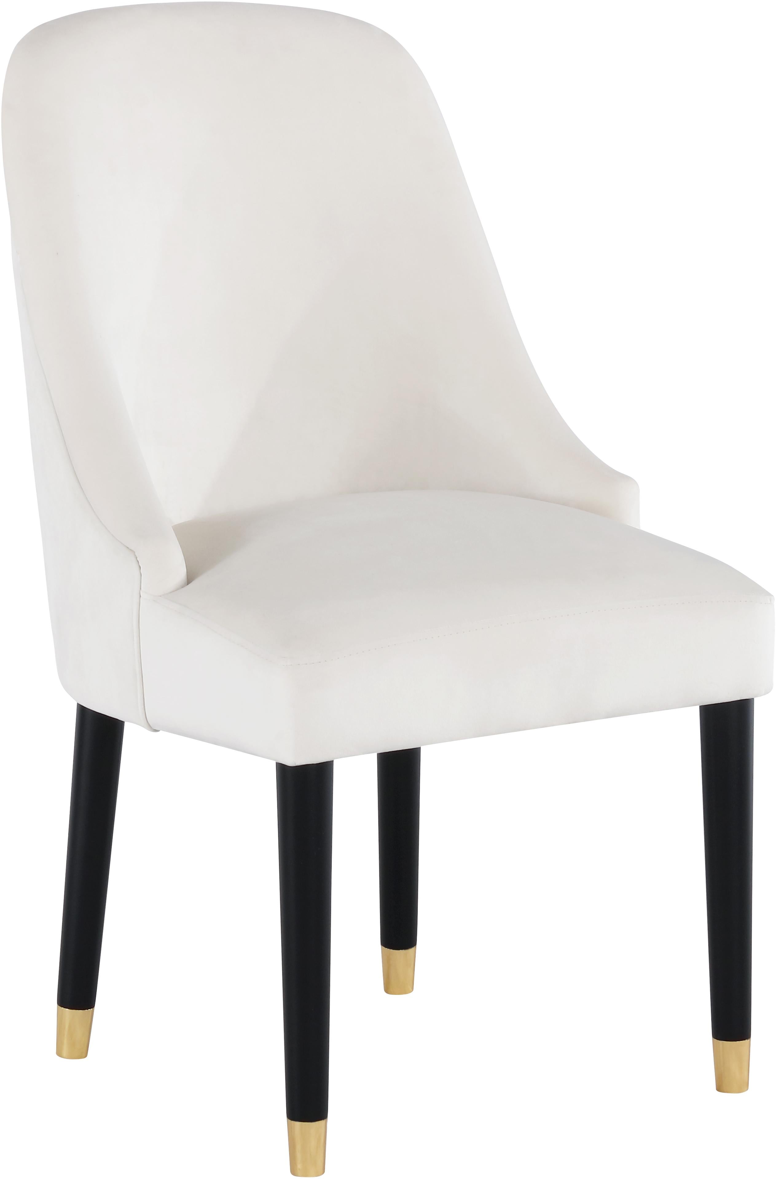 Omni Cream Velvet Dining Chair - Luxury Home Furniture (MI)