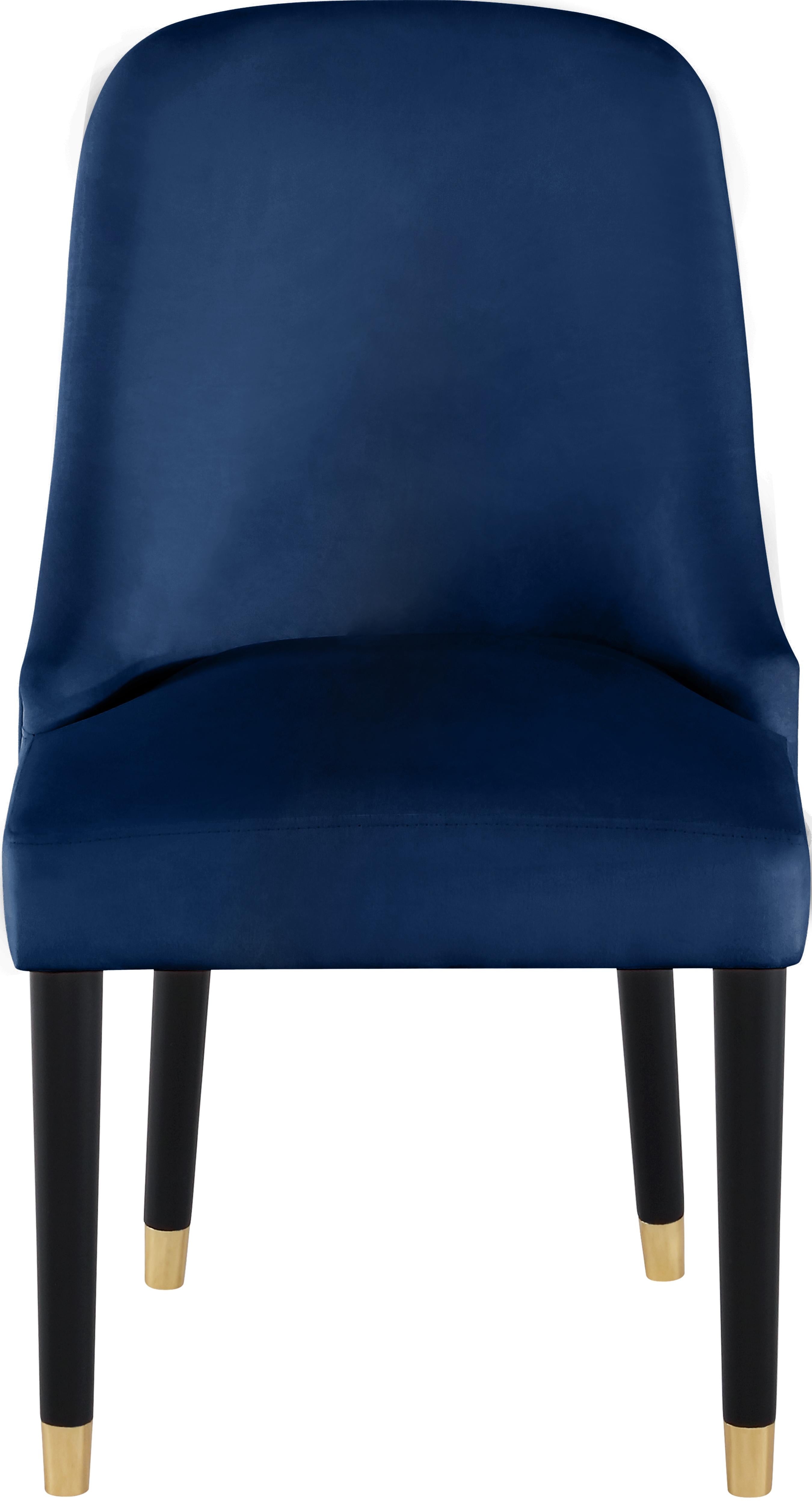 Omni Navy Velvet Dining Chair - Luxury Home Furniture (MI)