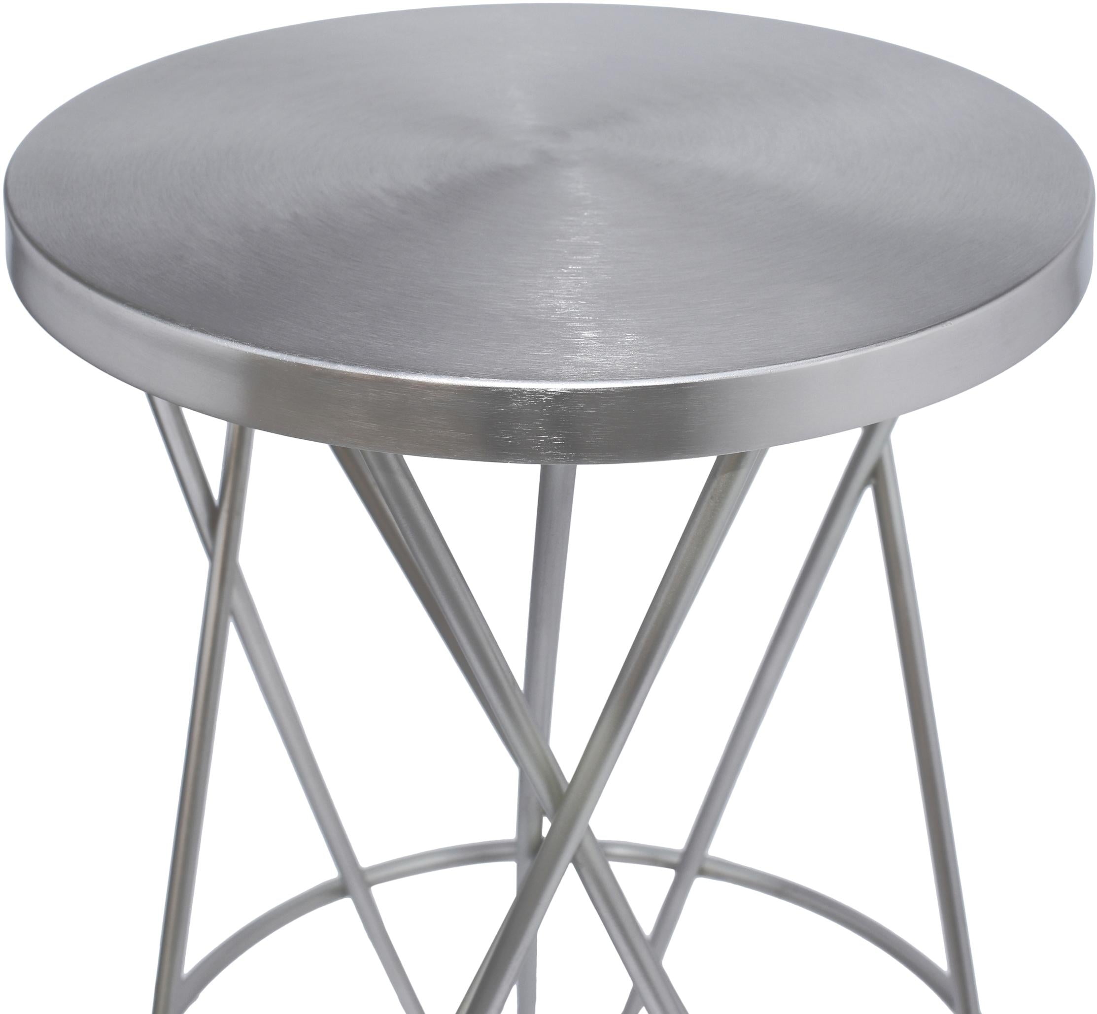 Mercury Silver Counter Stool - Luxury Home Furniture (MI)