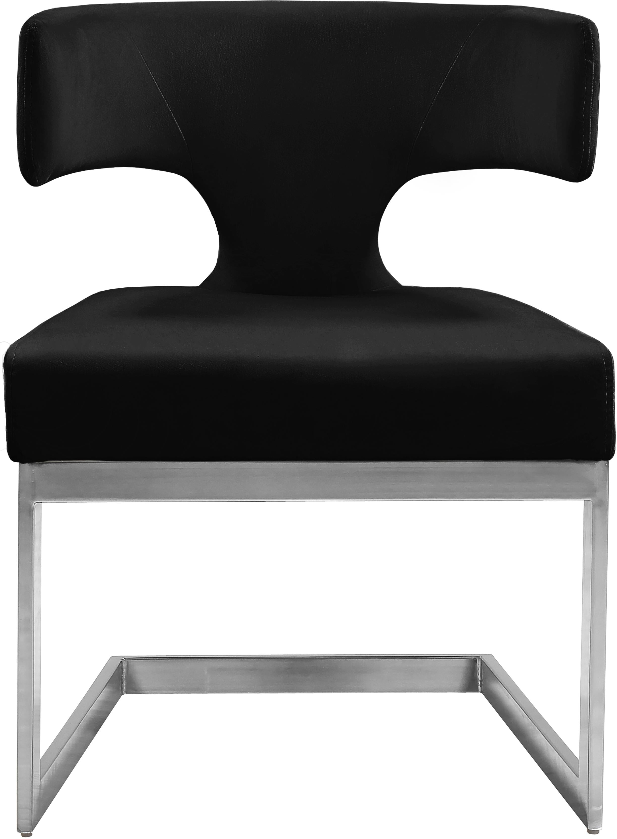 Alexandra Black Velvet Dining Chair - Luxury Home Furniture (MI)