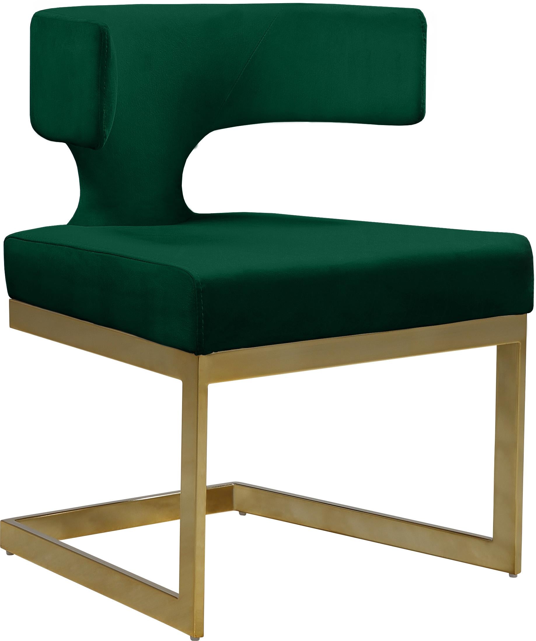 Alexandra Green Velvet Dining Chair - Luxury Home Furniture (MI)