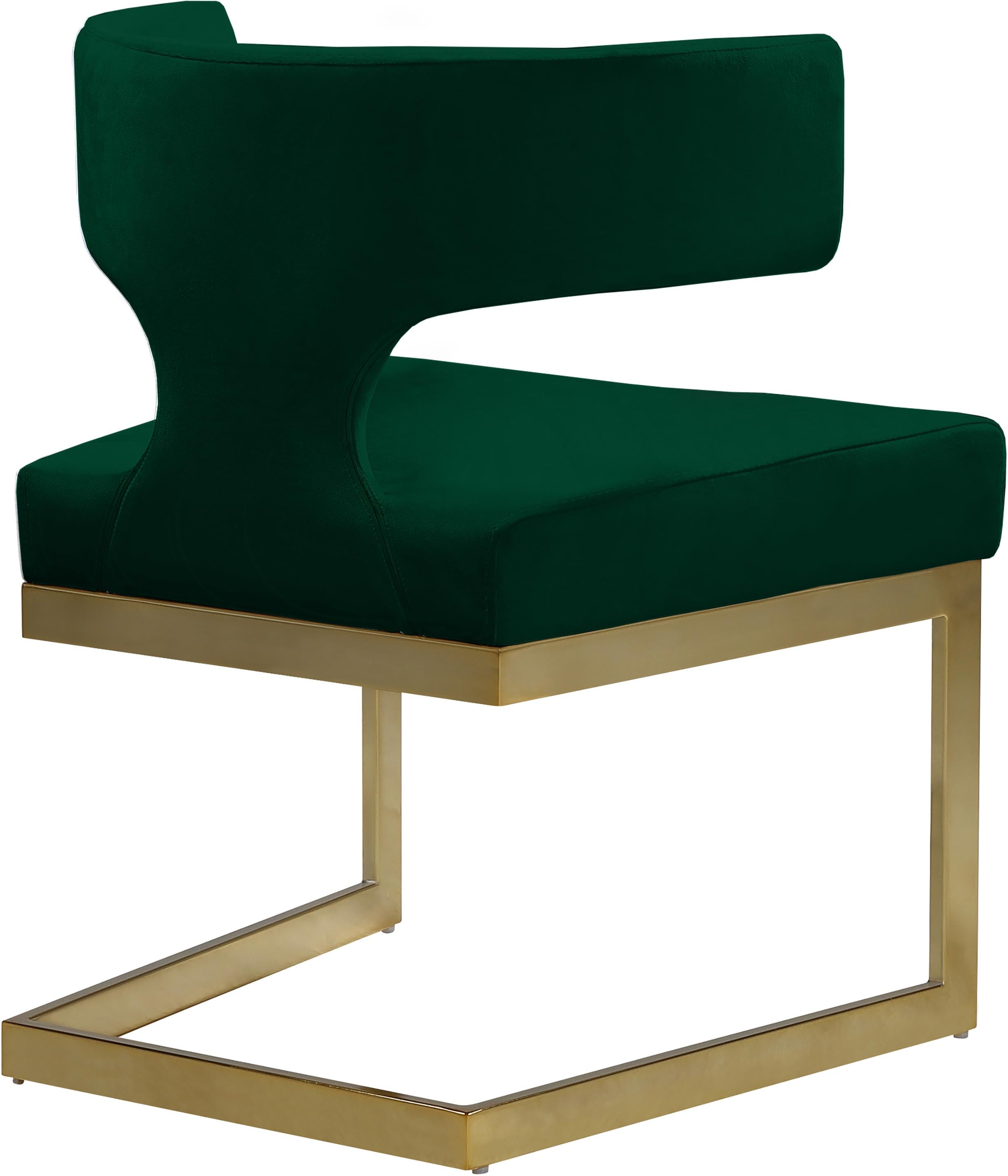 Alexandra Green Velvet Dining Chair - Luxury Home Furniture (MI)