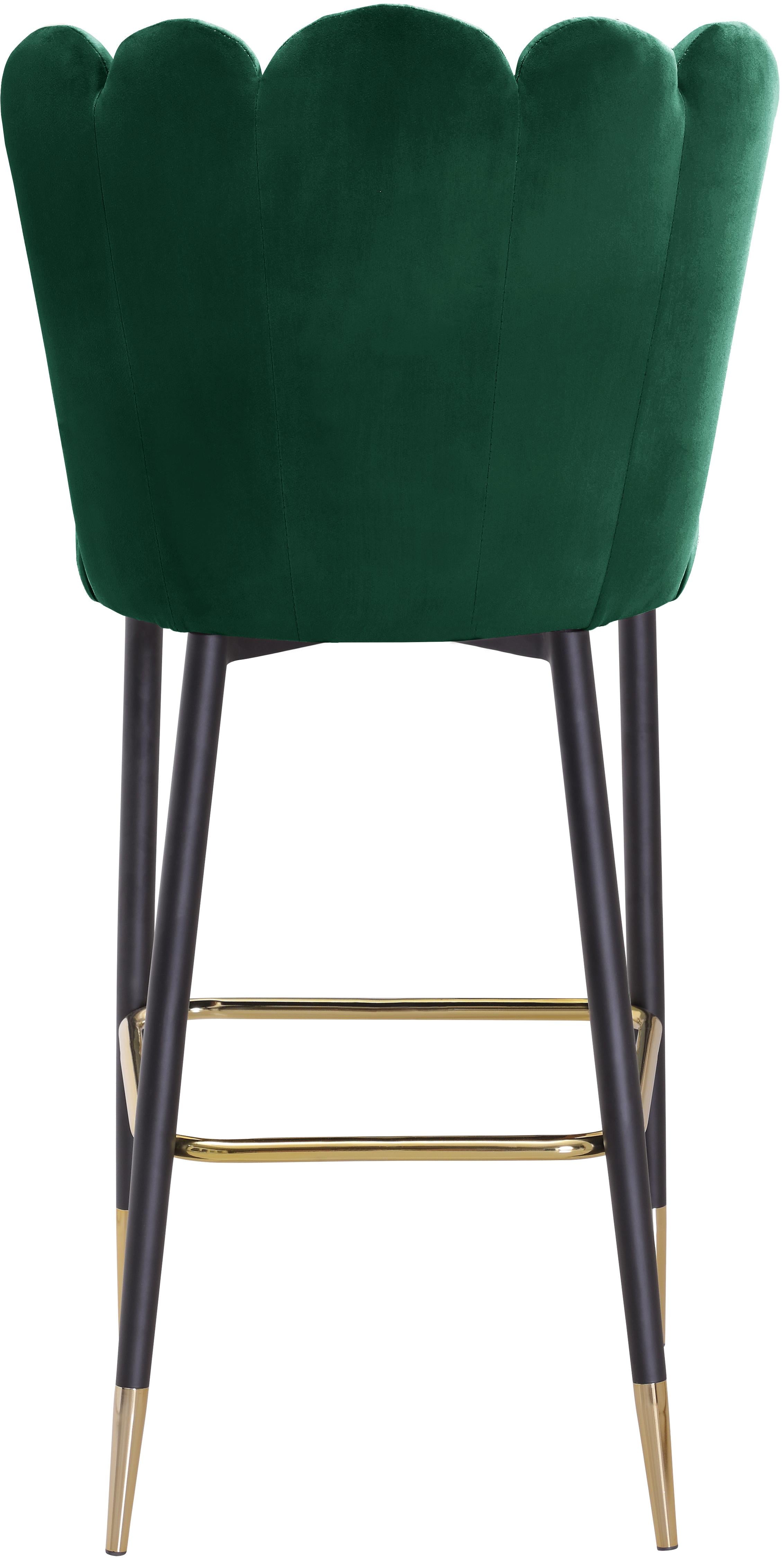 Green velvet online stools