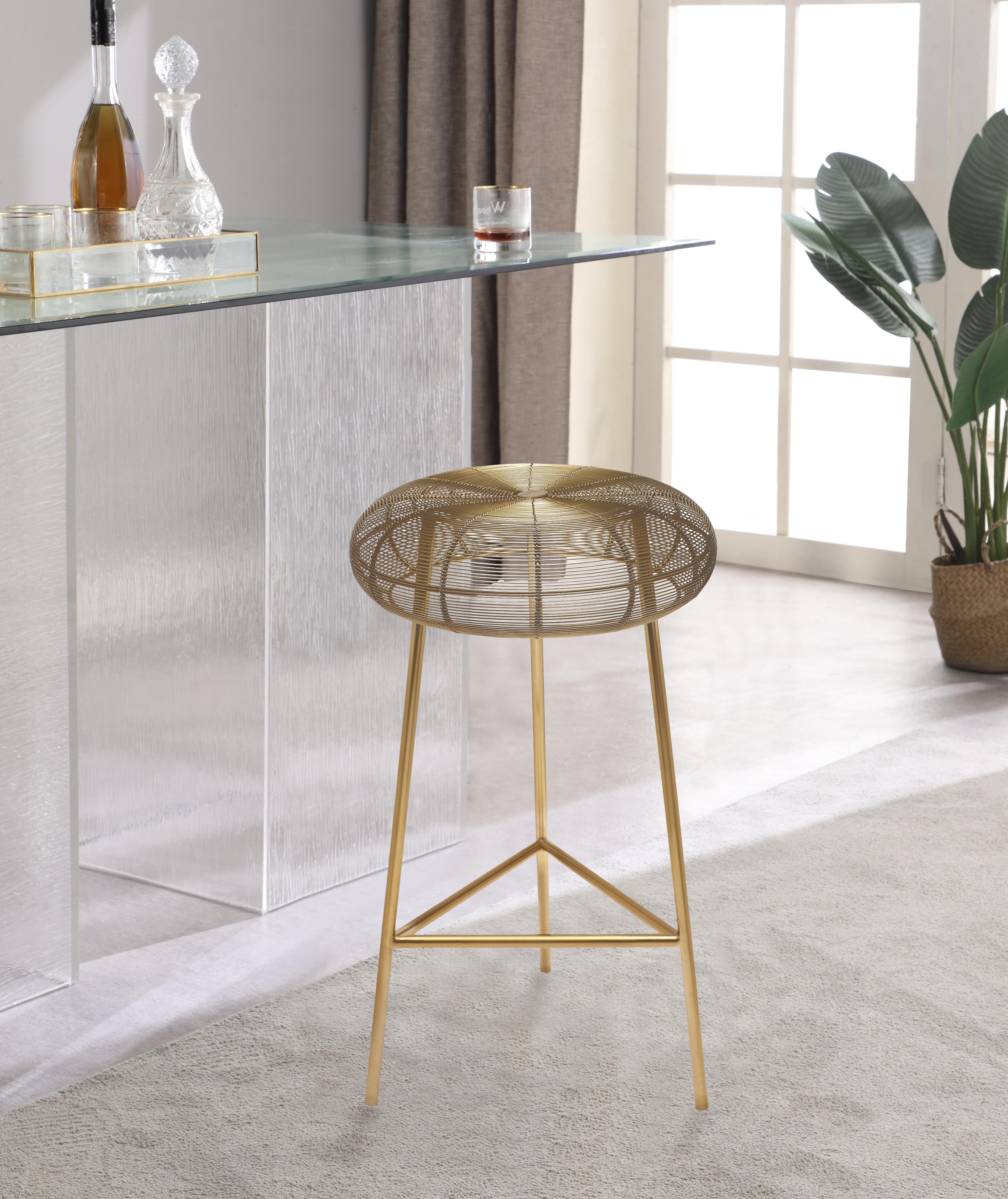 Tuscany Gold Counter Stool - Luxury Home Furniture (MI)