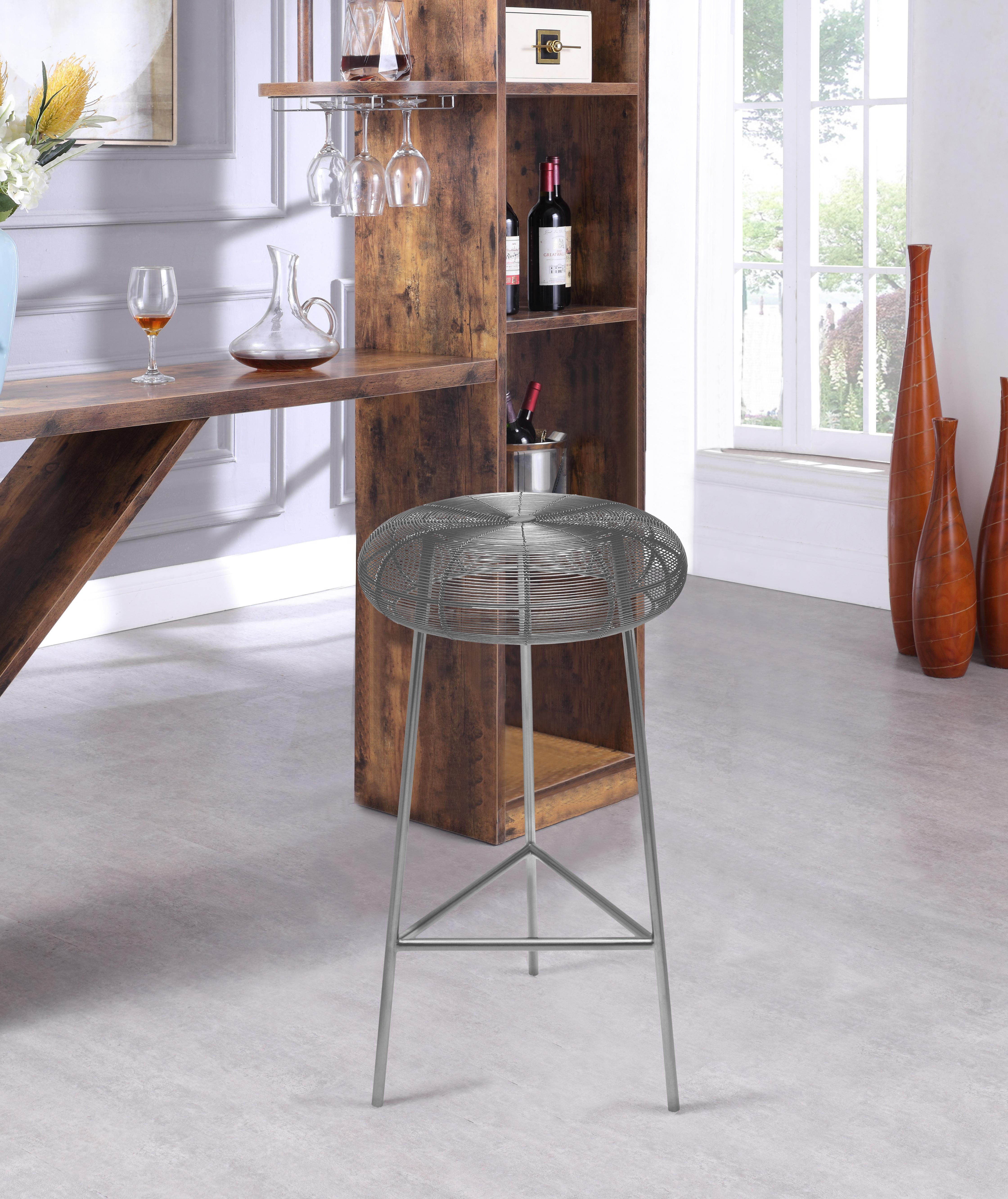 Tuscany Silver Bar Stool - Luxury Home Furniture (MI)