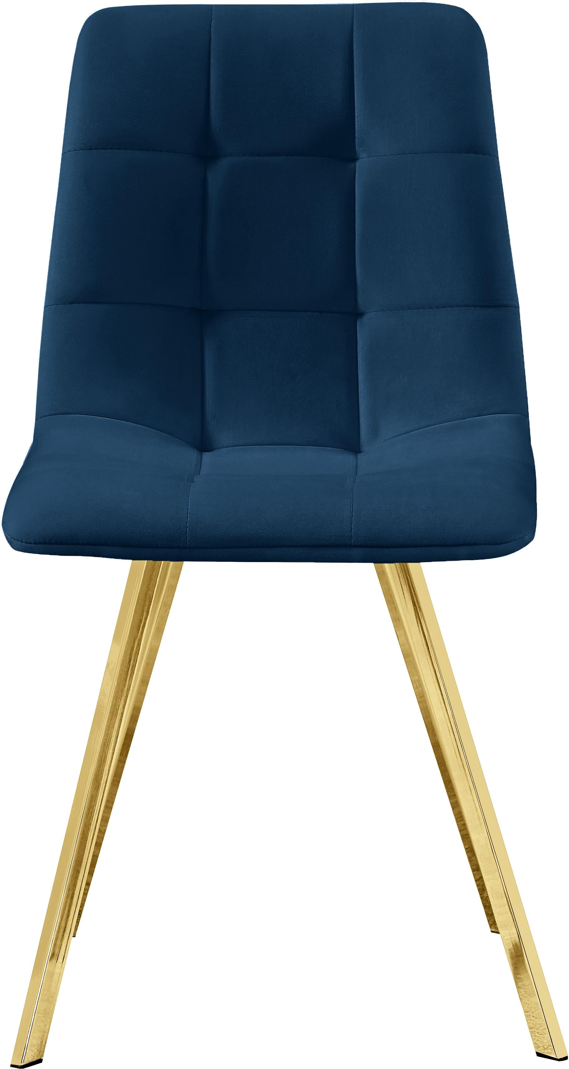 Annie Navy Velvet Dining Chair - Luxury Home Furniture (MI)