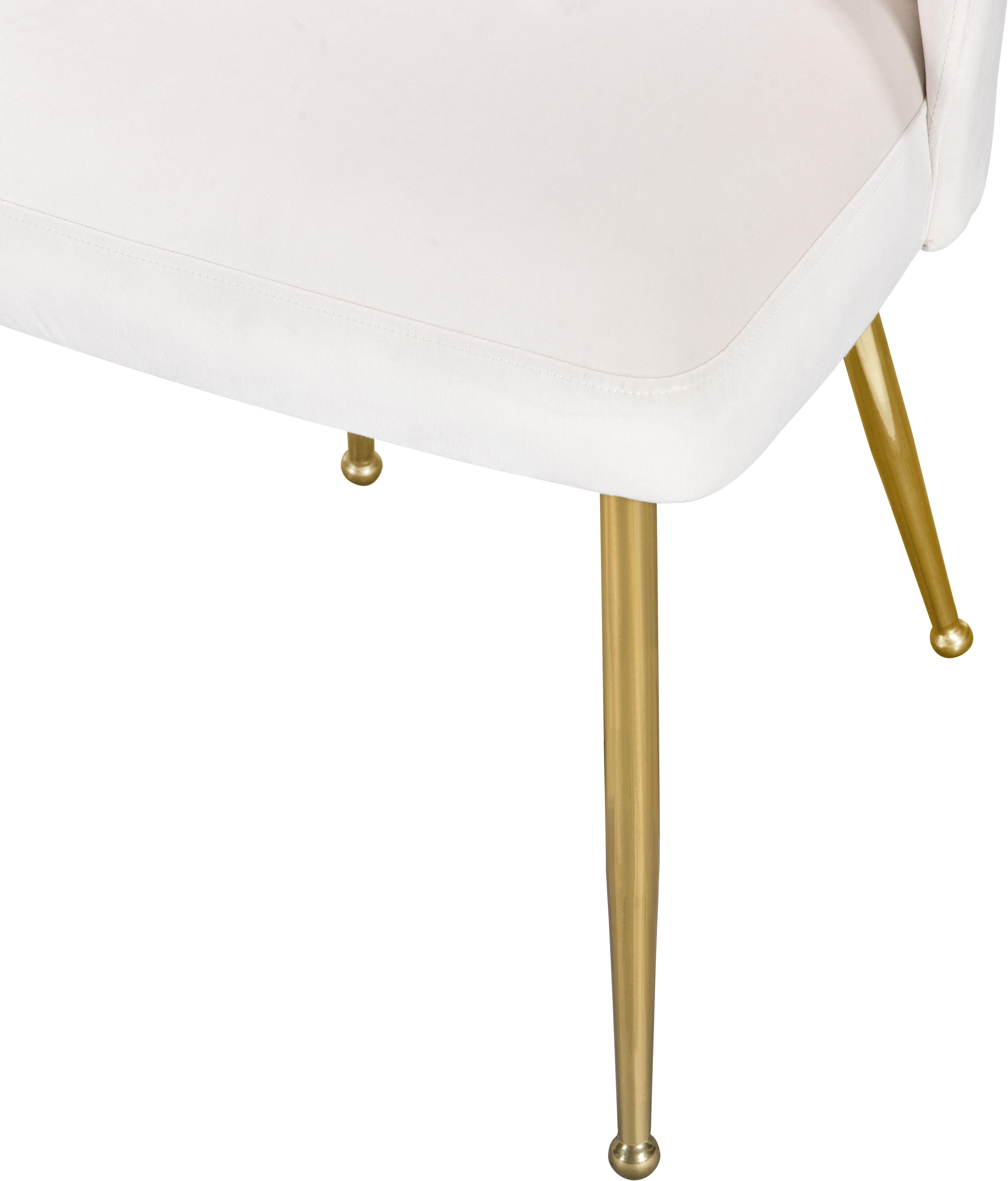 Logan Cream Velvet Dining Chair - Luxury Home Furniture (MI)