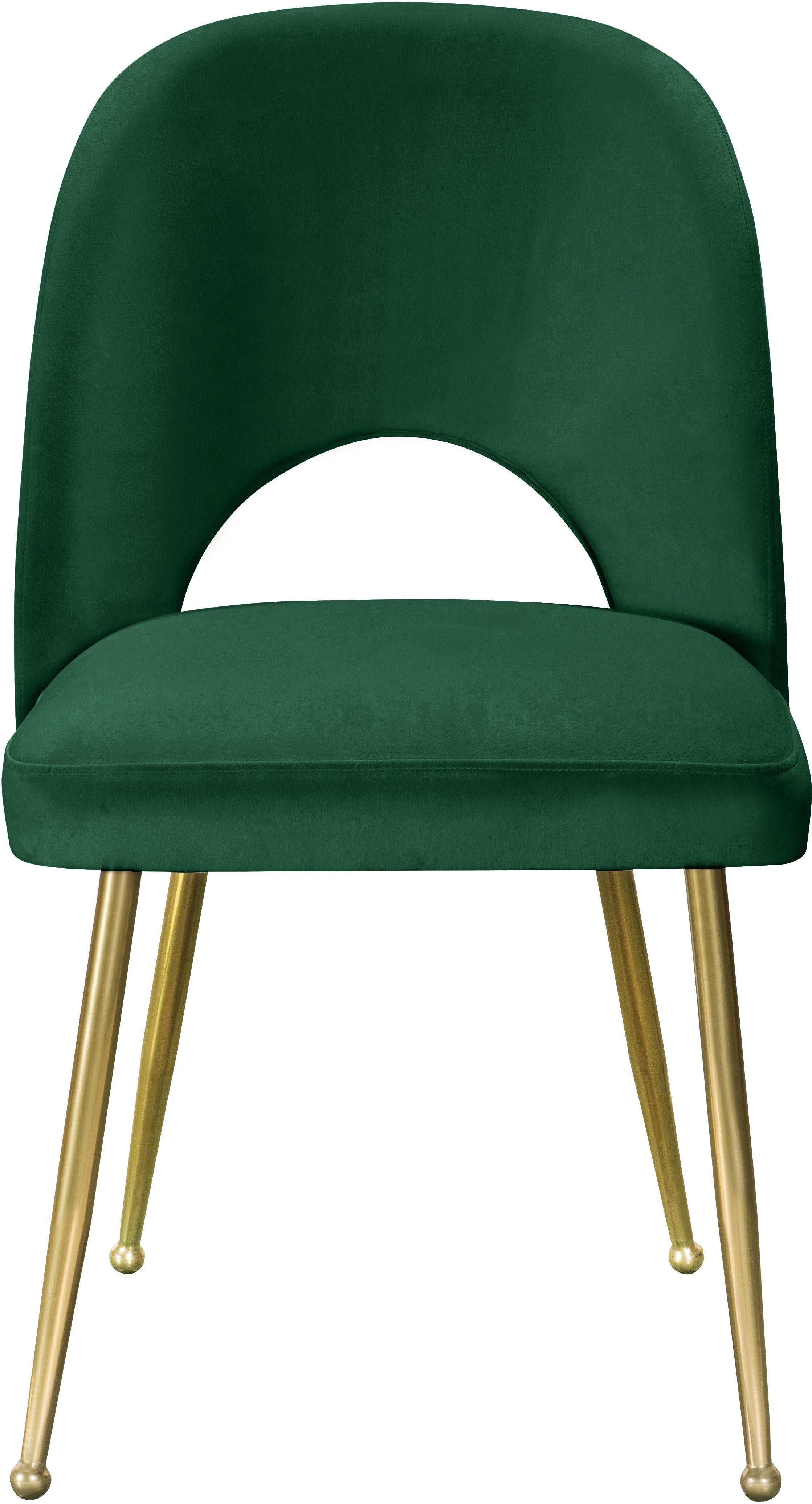 Logan Green Velvet Dining Chair