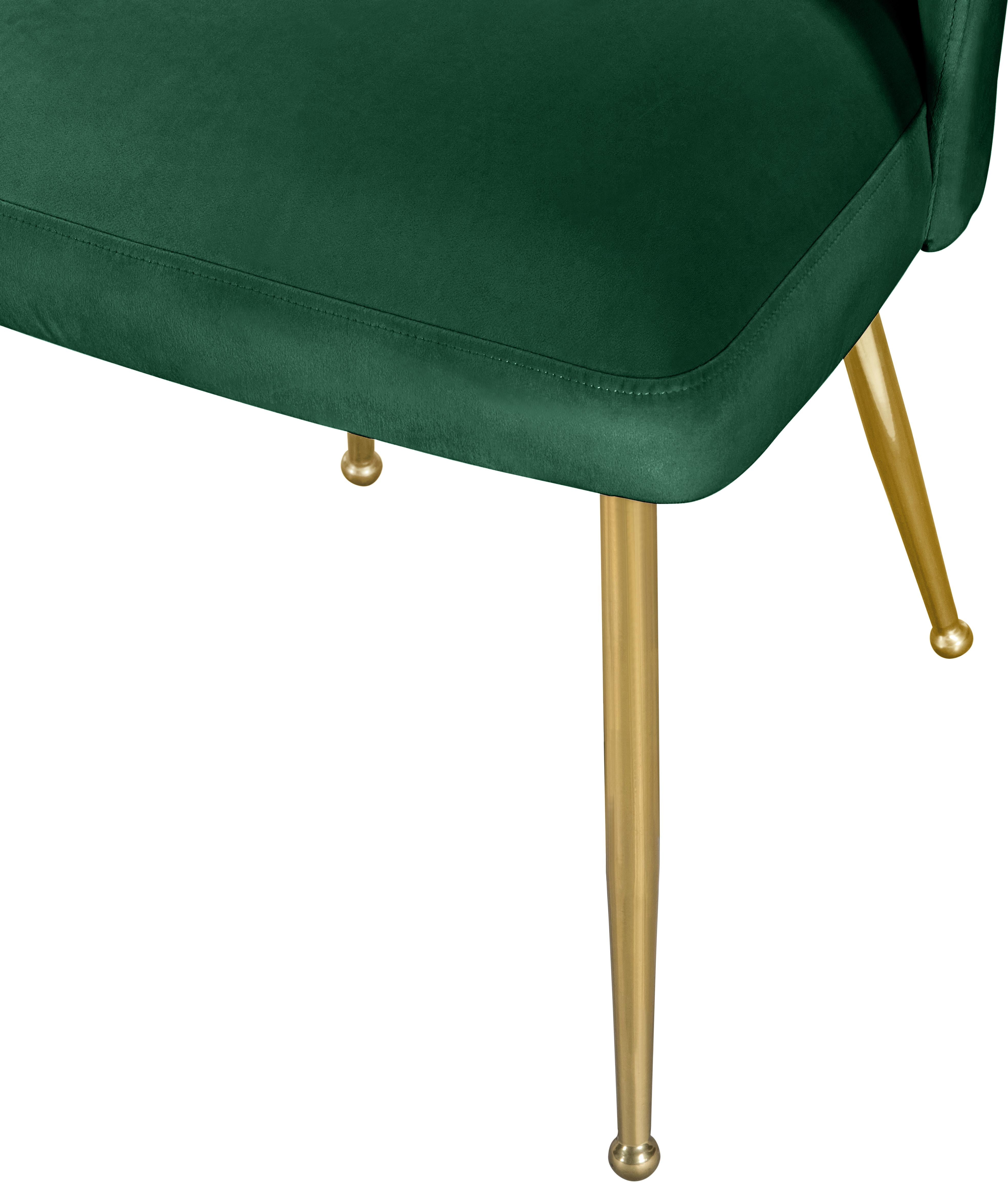 Logan Green Velvet Dining Chair - Luxury Home Furniture (MI)