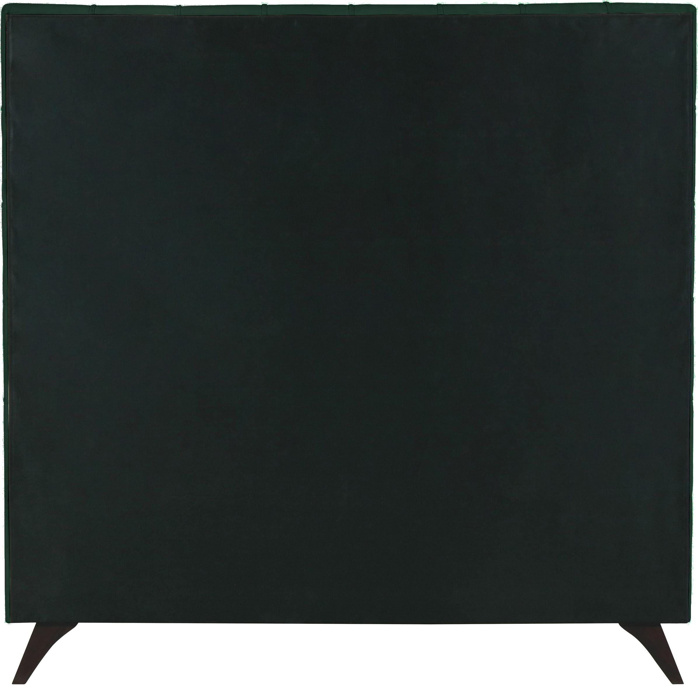 Elly Green Velvet King Bed - Luxury Home Furniture (MI)