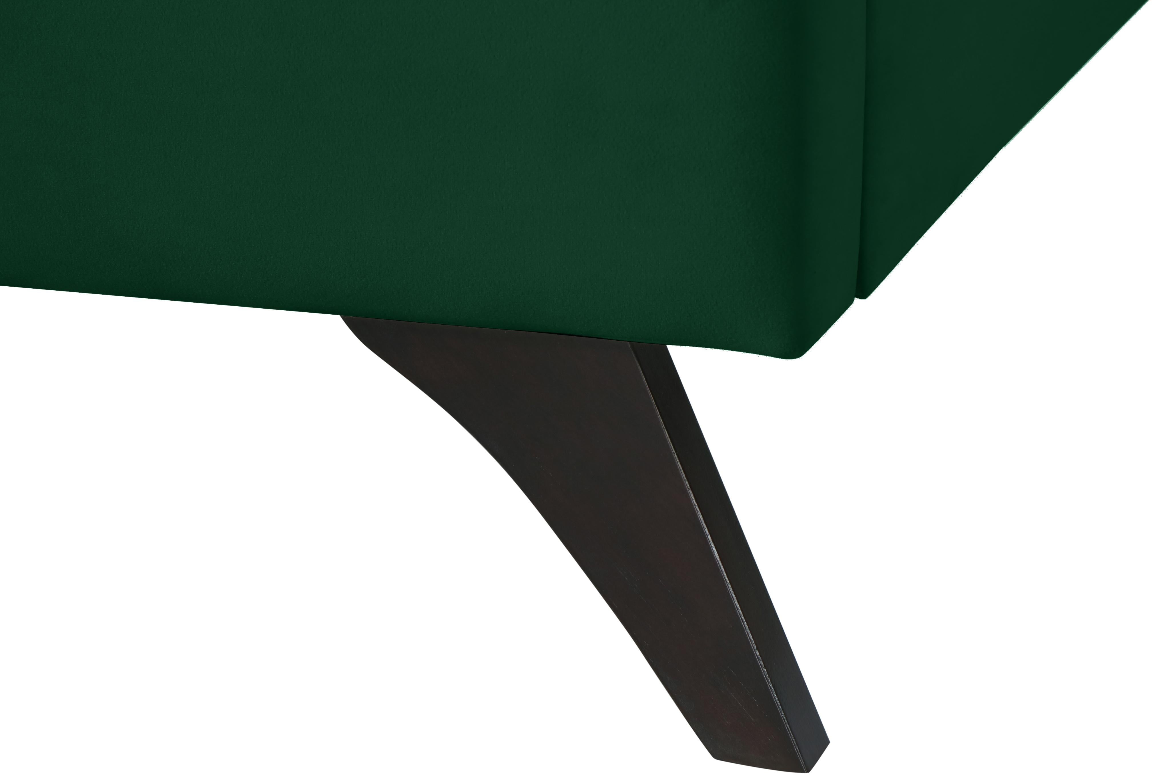 Elly Green Velvet King Bed - Luxury Home Furniture (MI)