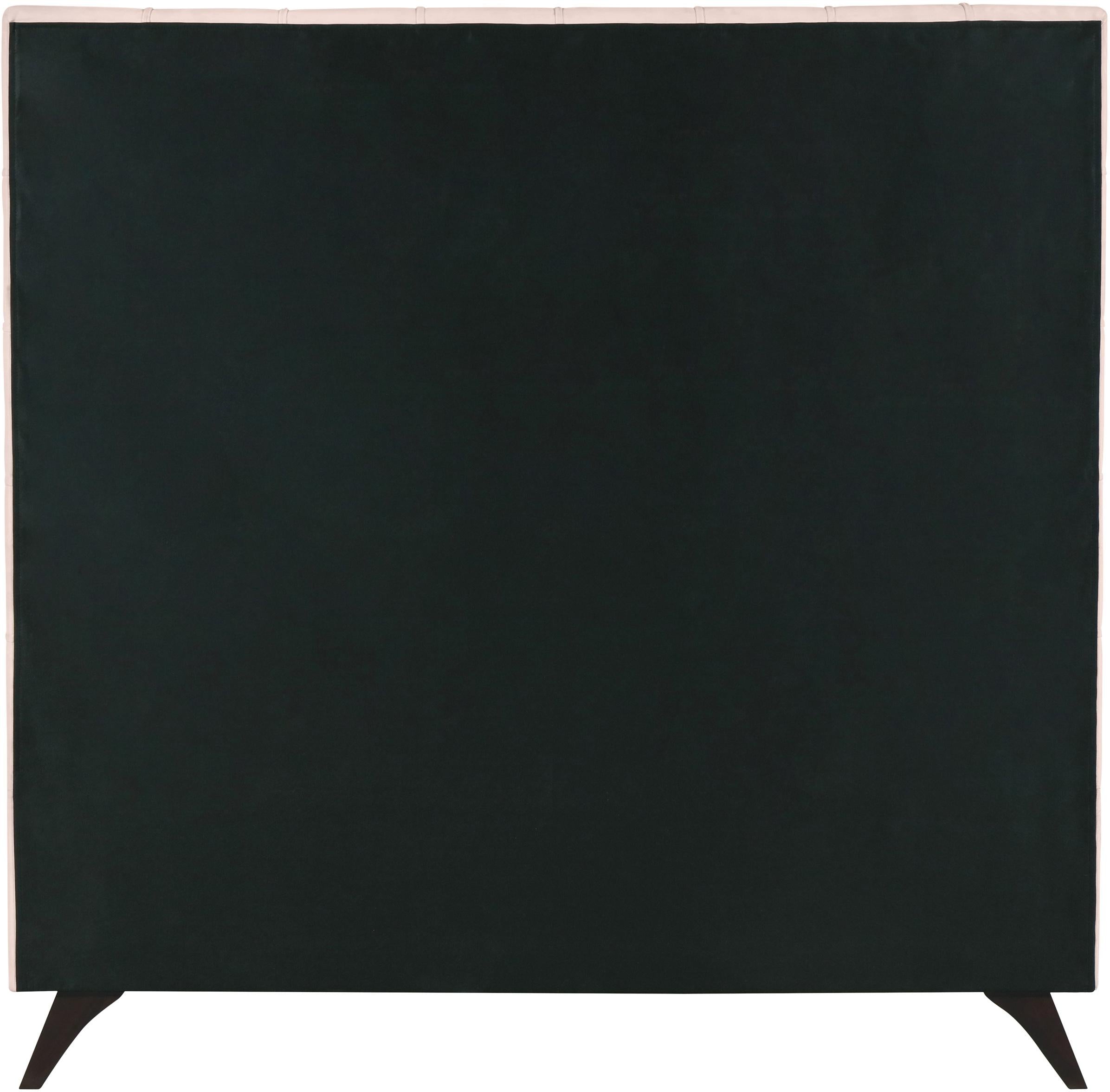 Elly Pink Velvet Queen Bed - Luxury Home Furniture (MI)
